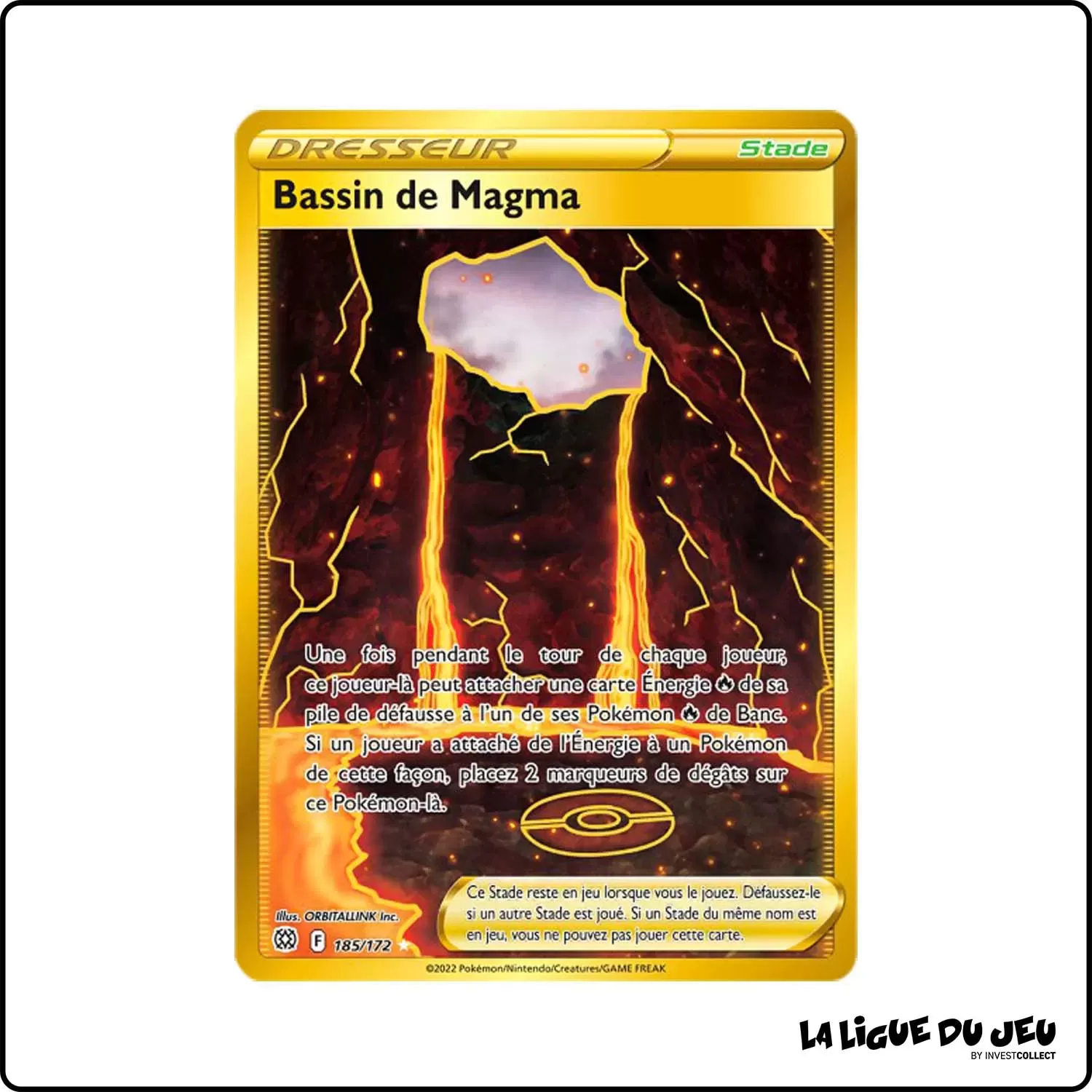 Secrete - Pokemon - Stars Étincelantes - Bassin de Magma 185/172