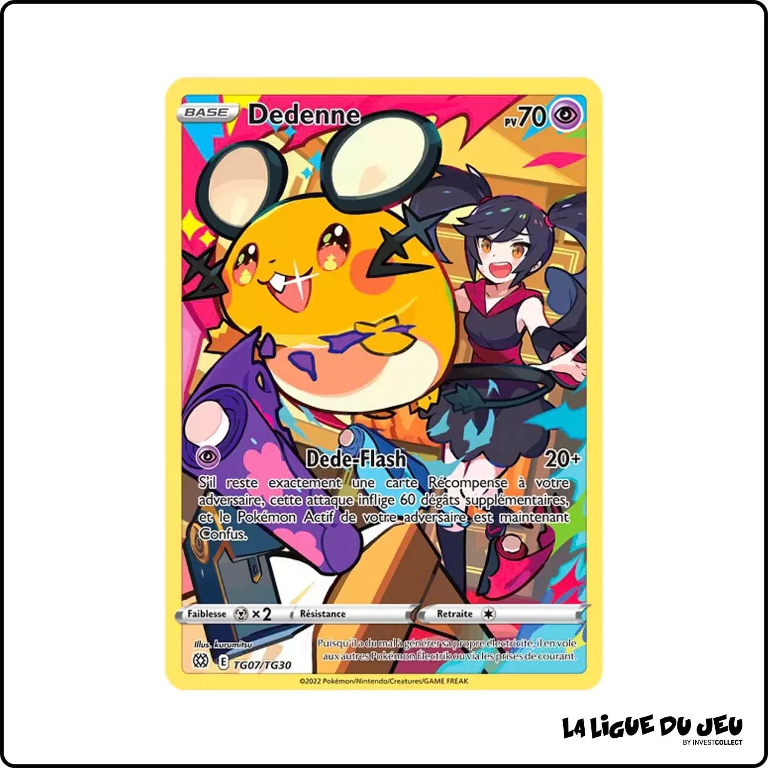 Ultra - Pokemon - Stars Étincelantes - Dedenne TG07/TG30