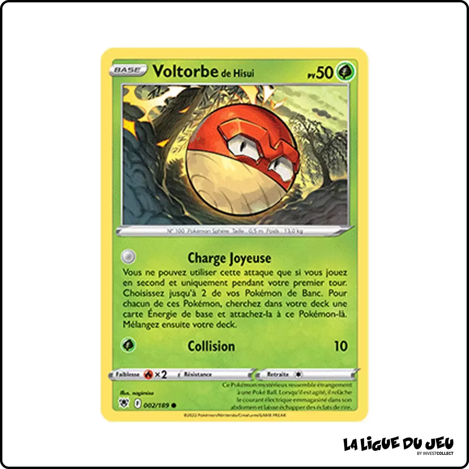 Commune - Pokemon - Astres Radieux - Voltorbe de Hisui 2/189