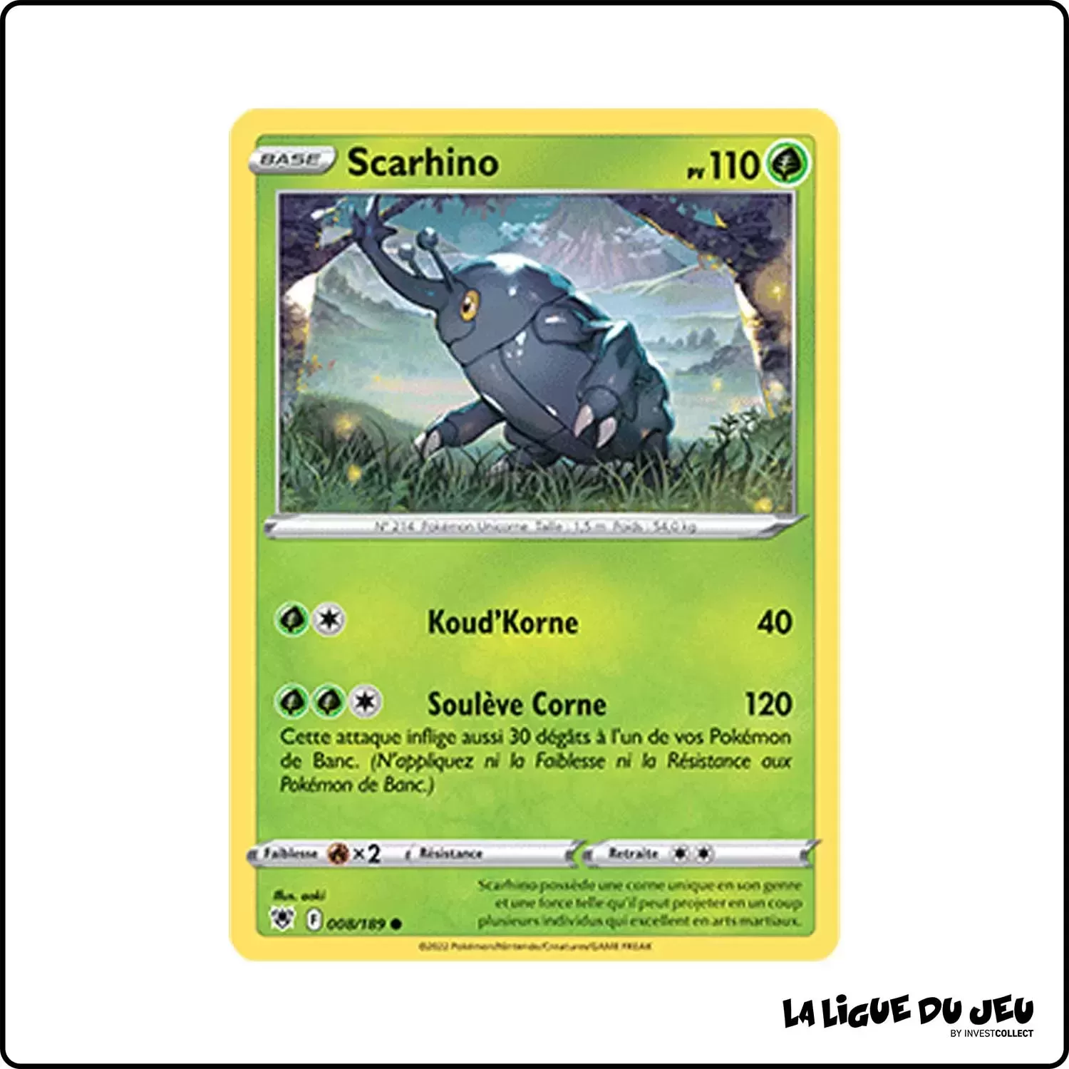 Commune - Pokemon - Astres Radieux - Scarhino 8/189