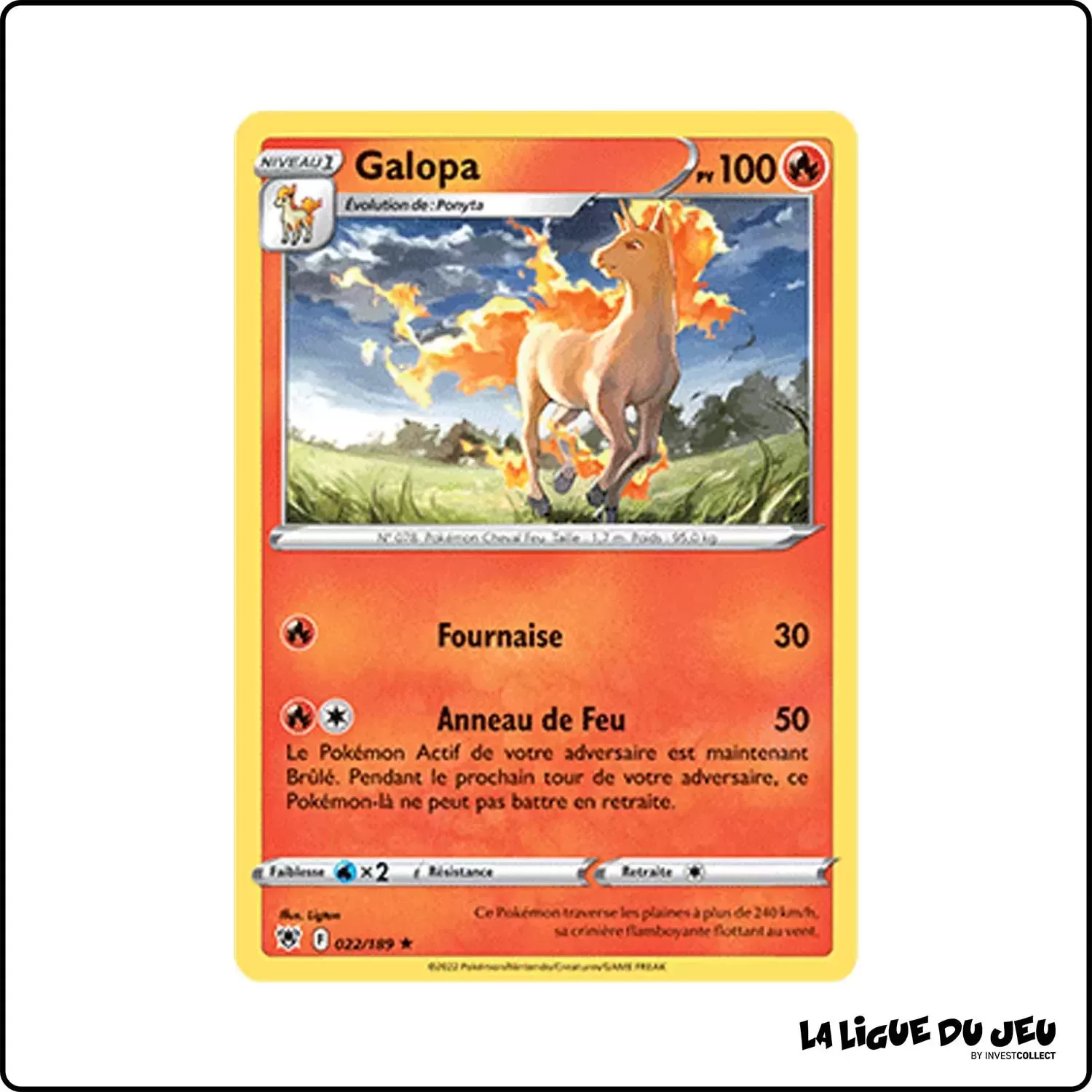 Rare - Pokemon - Astres Radieux - Galopa 22/189