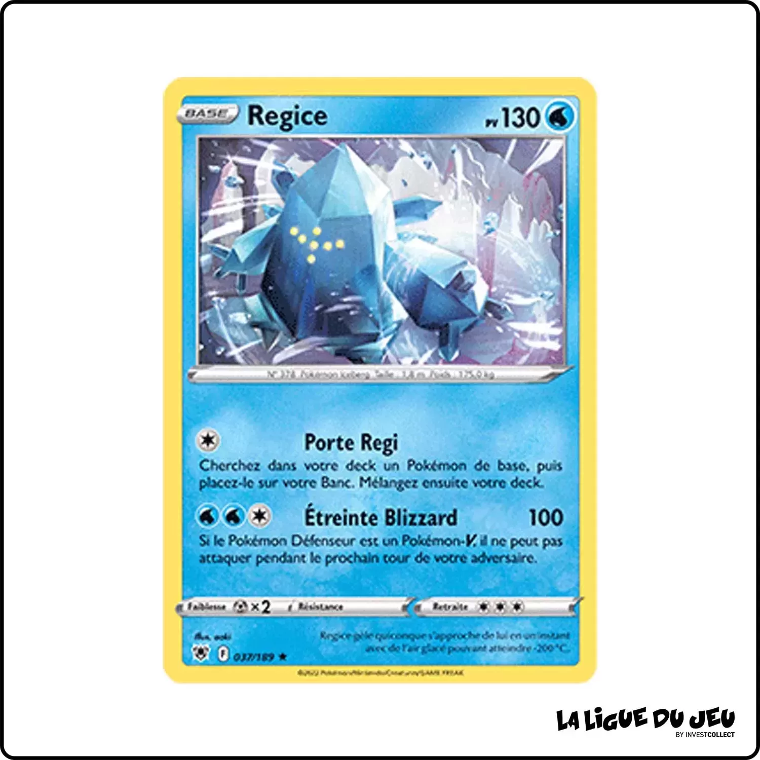 Rare - Pokemon - Astres Radieux - Regice 37/189