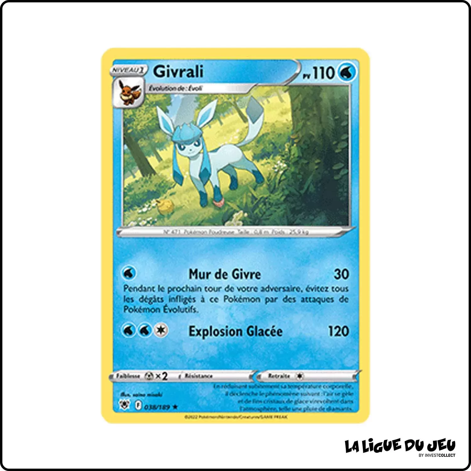 Rare - Pokemon - Astres Radieux - Givrali 38/189