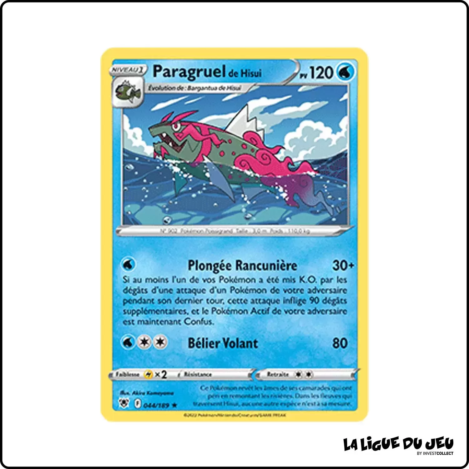 Rare - Pokemon - Astres Radieux - Paragruel de Hisui 44/189