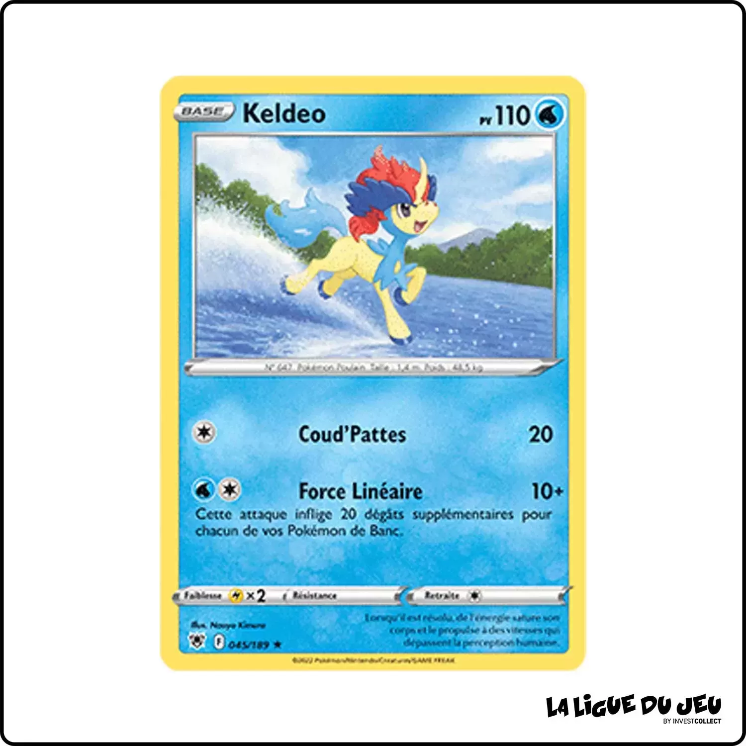 Holo - Pokemon - Astres Radieux - Keldeo 45/189