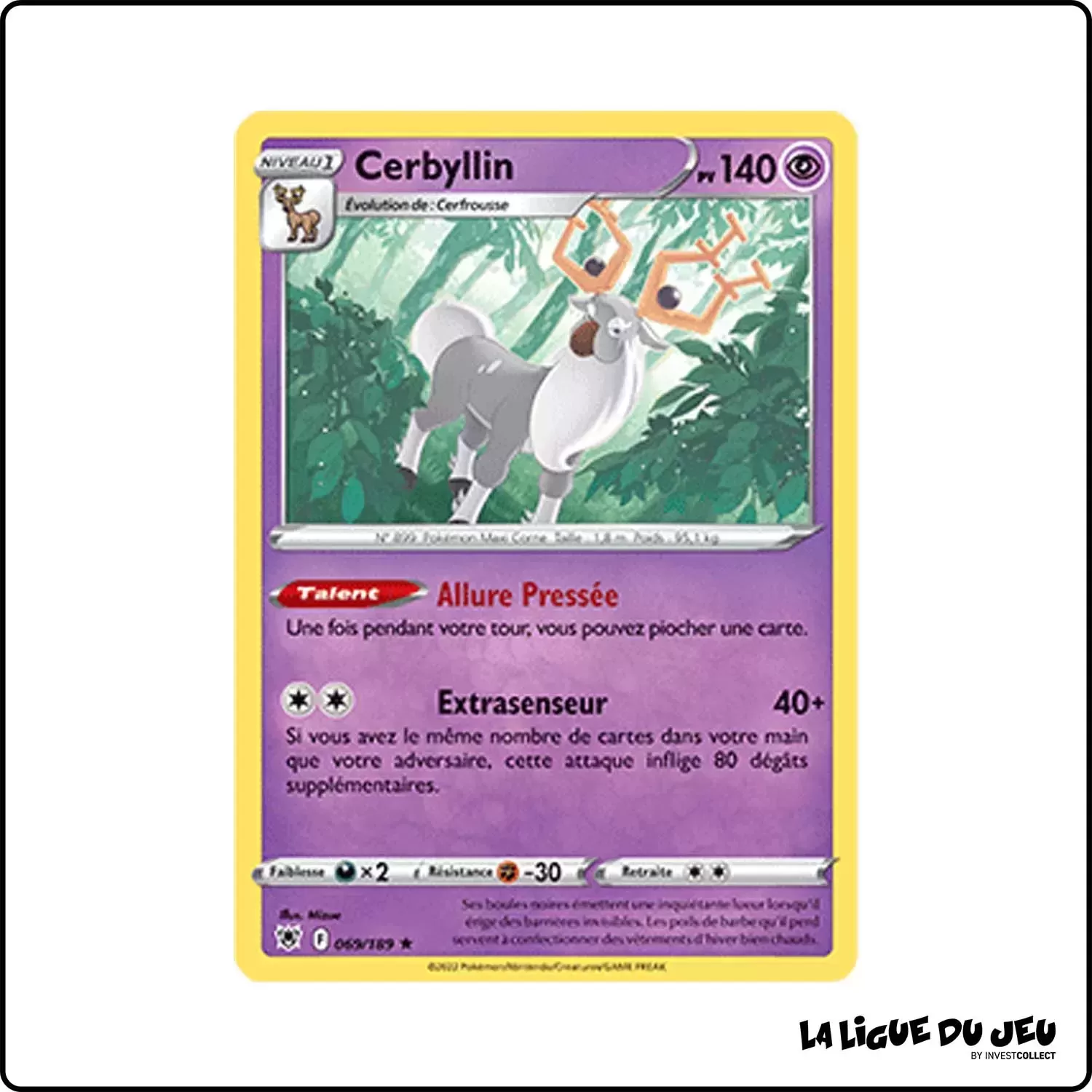 Holo - Pokemon - Astres Radieux - Cerbyllin 69/189