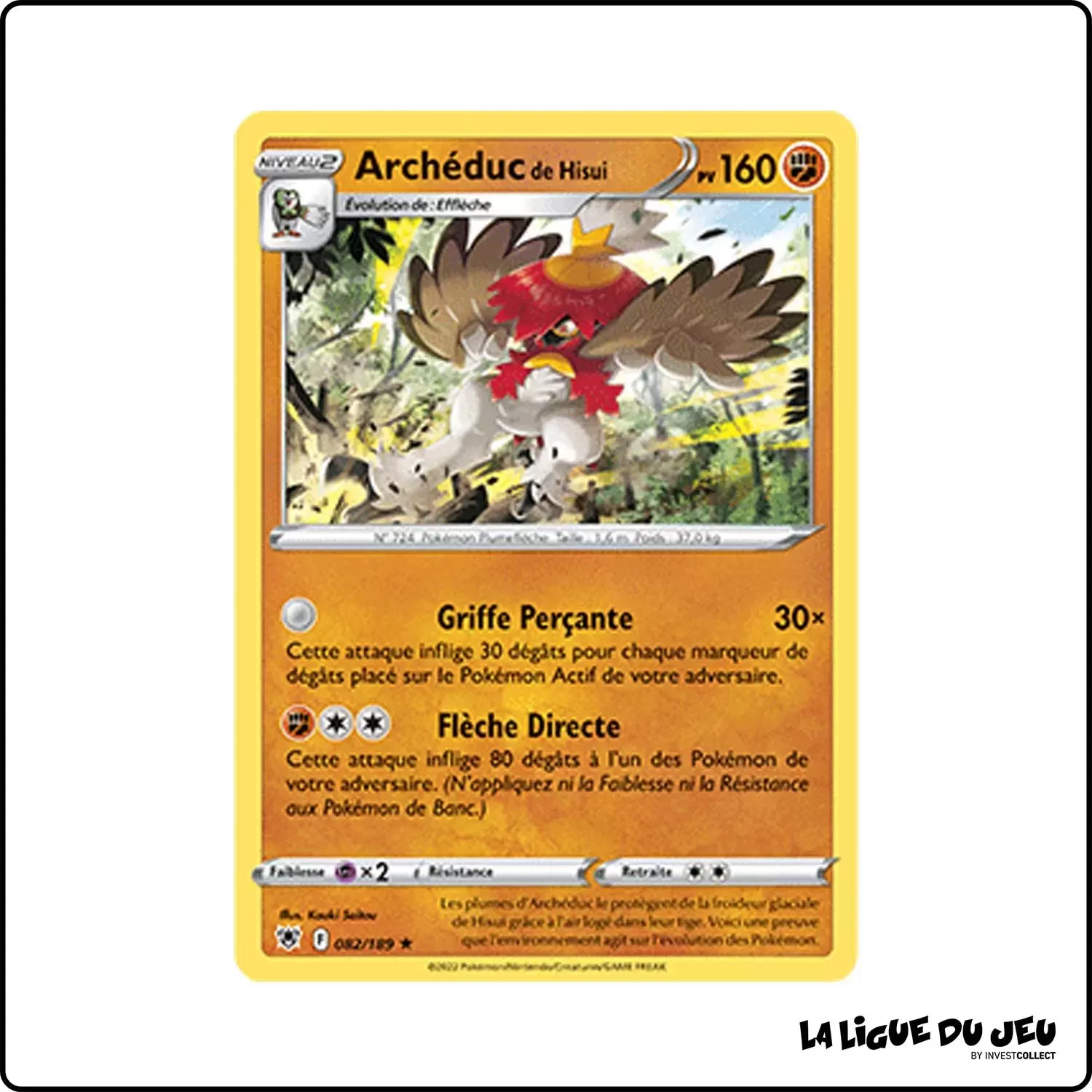 Holo - Pokemon - Astres Radieux - Archéduc de Hisui 82/189