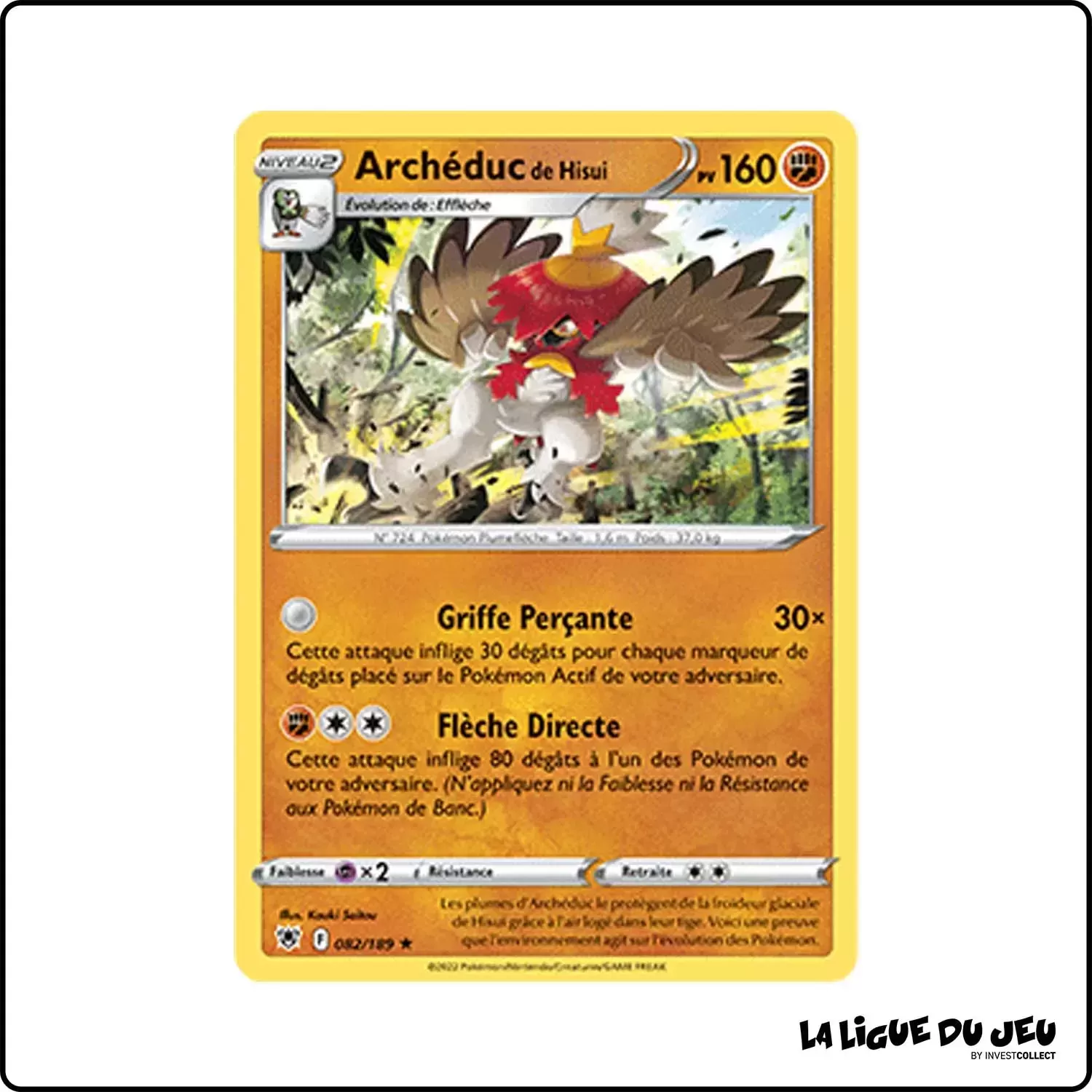 Holo - Pokemon - Astres Radieux - Archéduc de Hisui 82/189