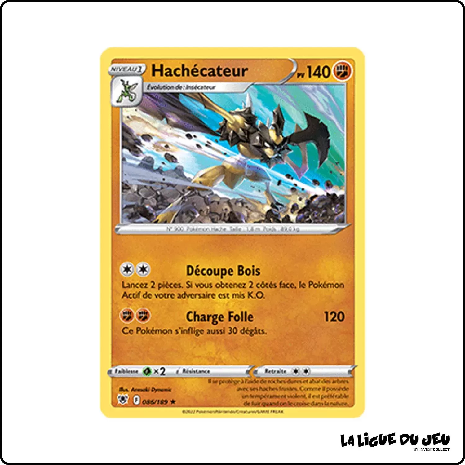 Holo - Pokemon - Astres Radieux - Hachécateur 86/189