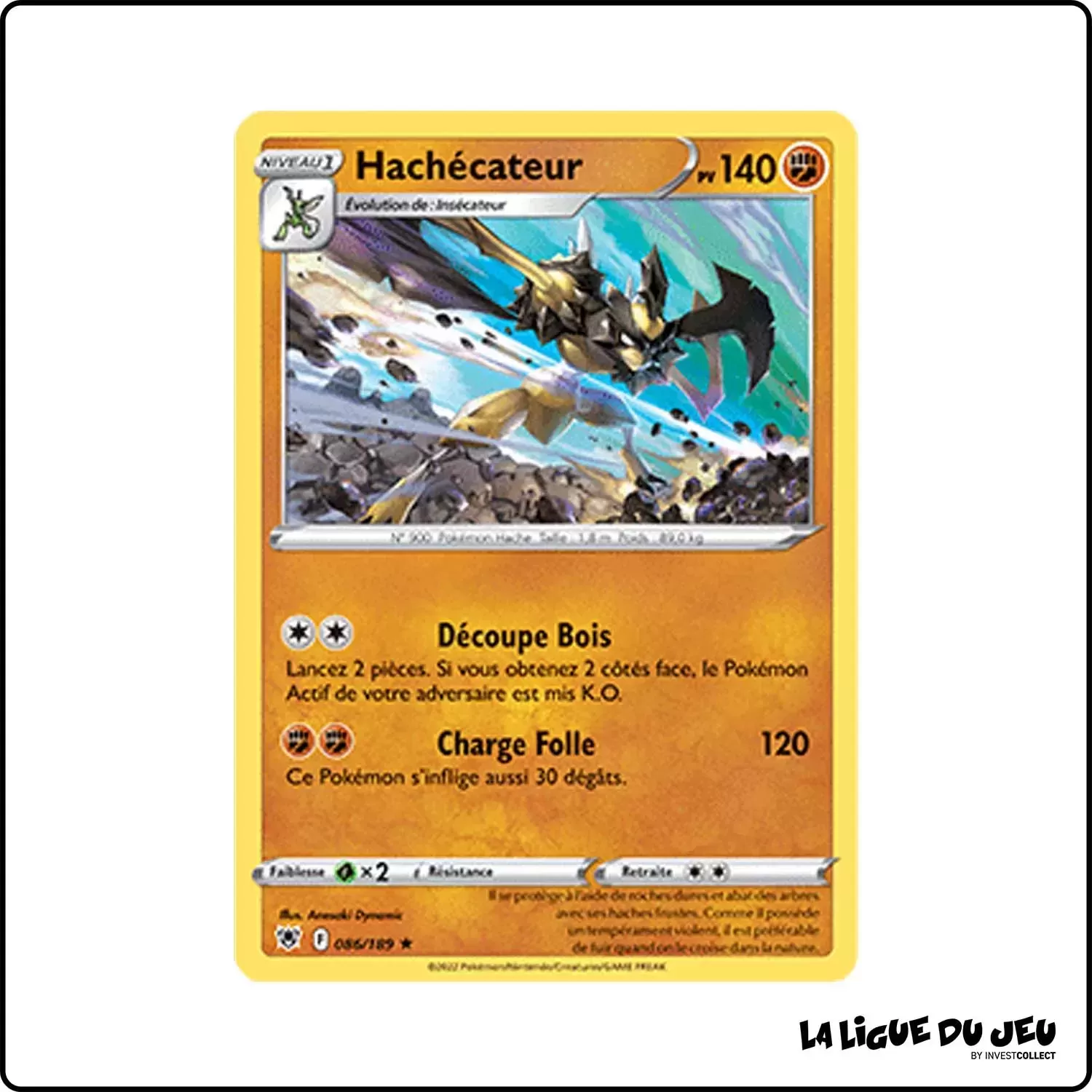 Holo - Pokemon - Astres Radieux - Hachécateur 86/189