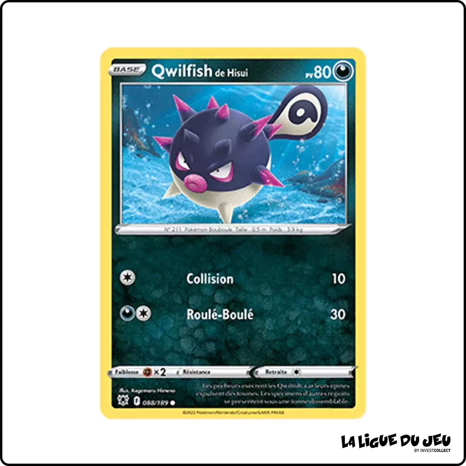 Commune - Pokemon - Astres Radieux - Qwilfish de Hisui 88/189