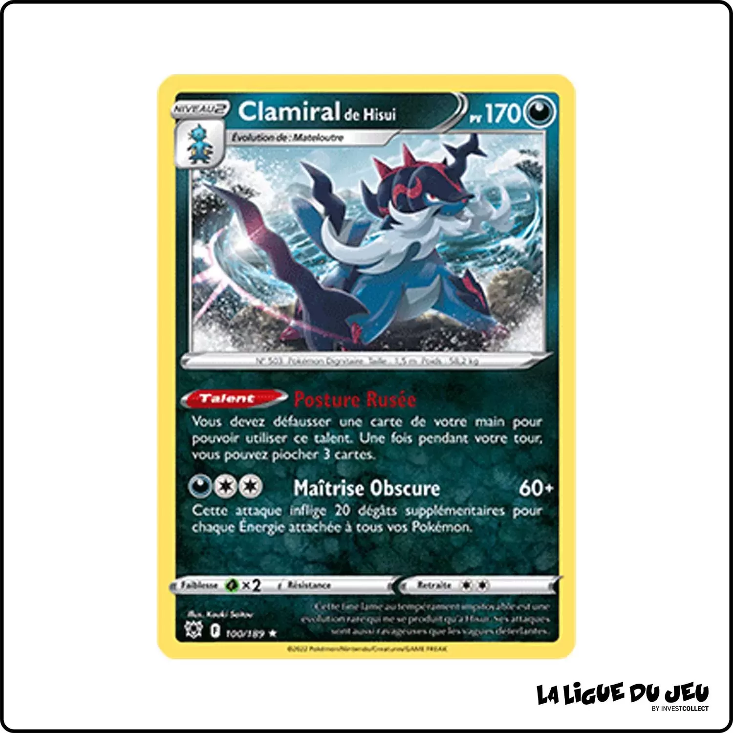 Holo - Pokemon - Astres Radieux - Clamiral de Hisui 100/189