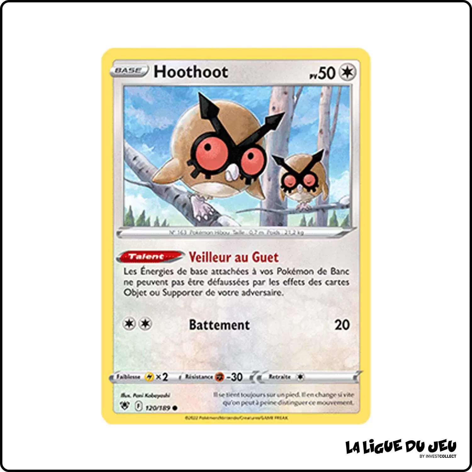 Commune - Pokemon - Astres Radieux - Hoothoot 120/189