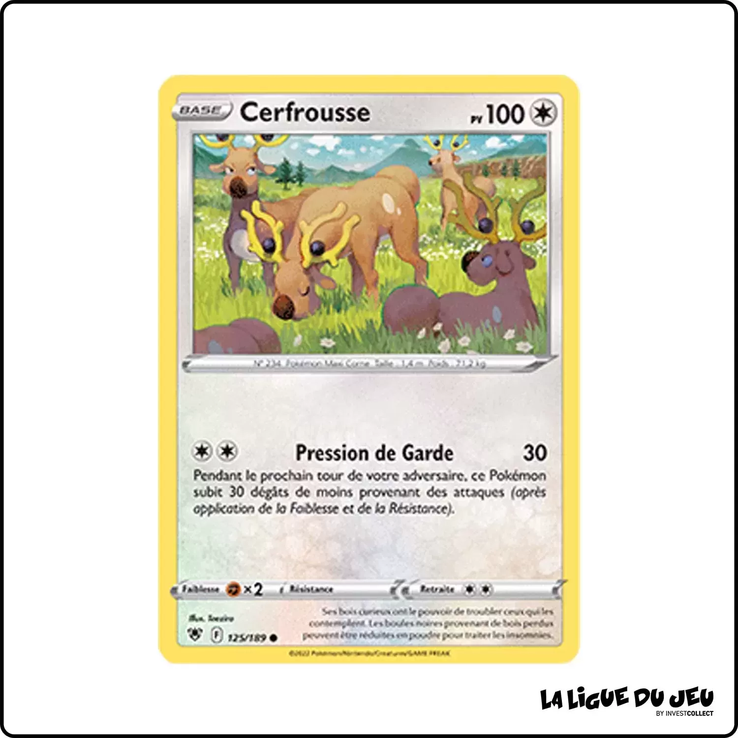 Commune - Pokemon - Astres Radieux - Cerfrousse 125/189