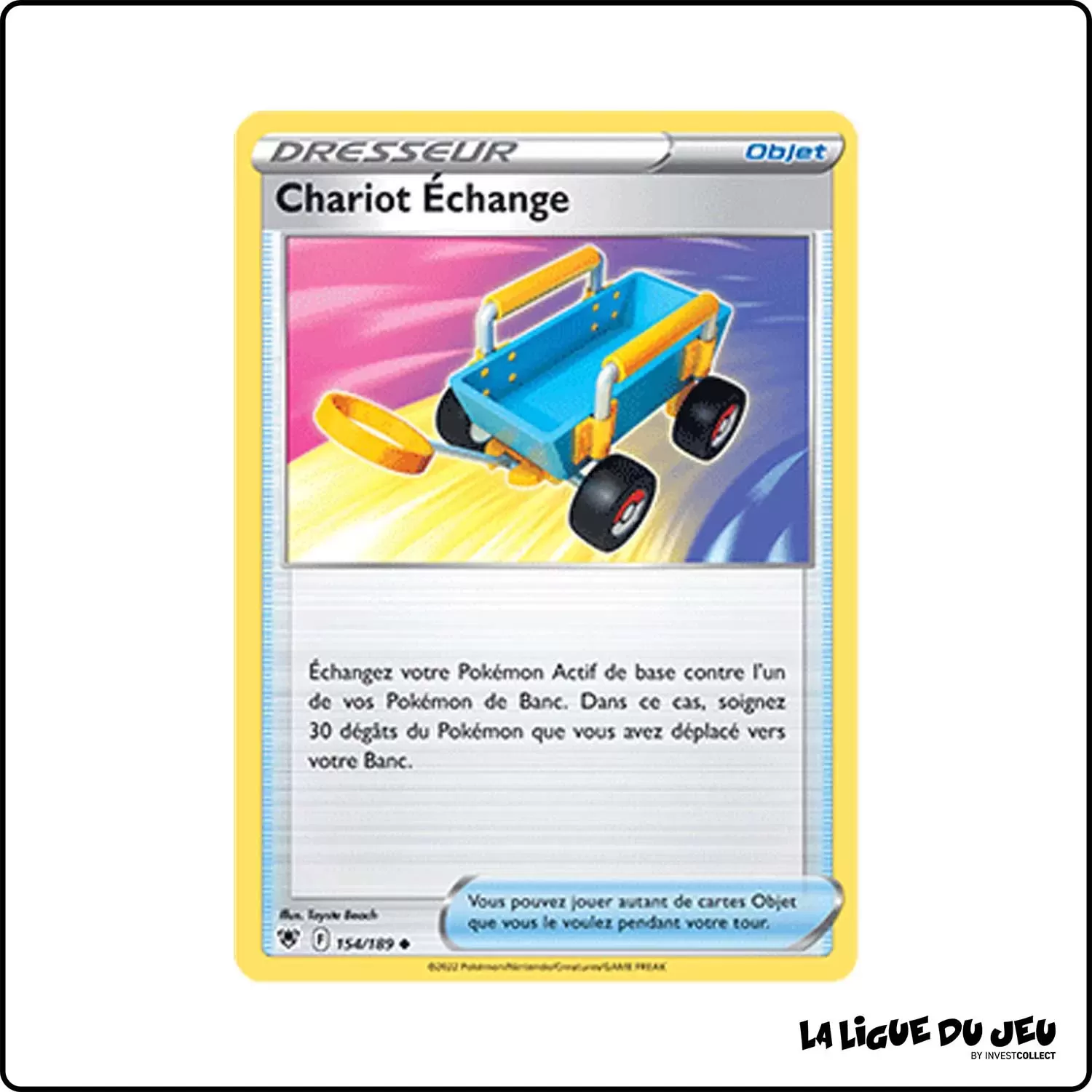 Peu commune - Pokemon - Astres Radieux - Chariot Échange 154/189