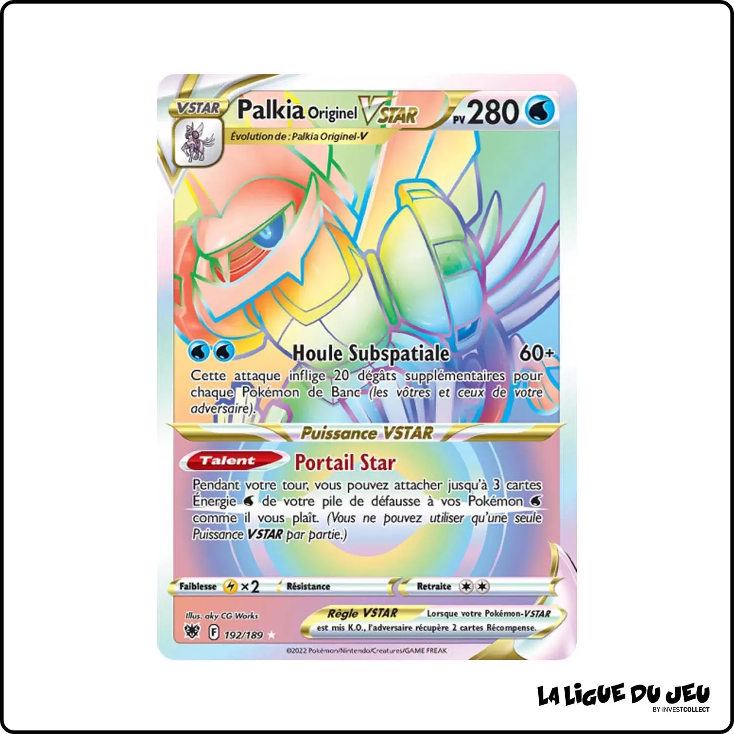 Secrete - Pokemon - Astres Radieux - Palkia Originel-VSTAR 192/189