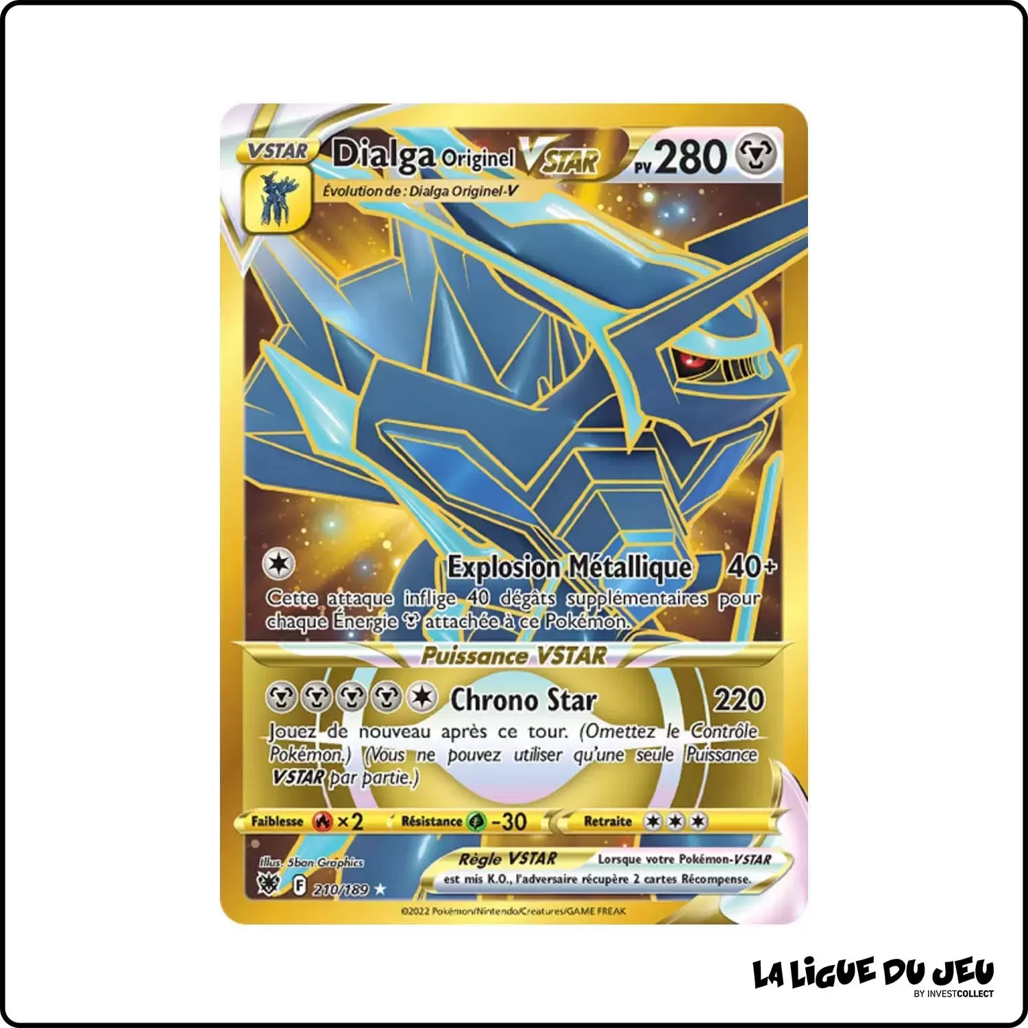 Secrete - Pokemon - Astres Radieux - Dialga Originel-VSTAR 210/189