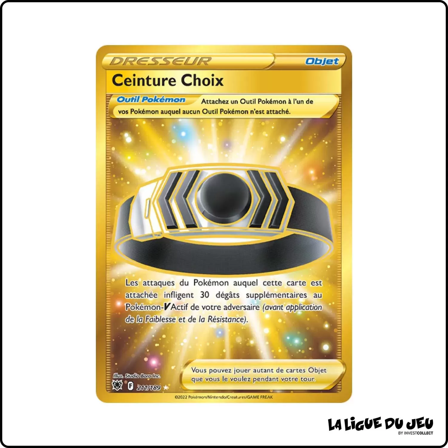 Secrete - Pokemon - Astres Radieux - Ceinture Choix 211/189