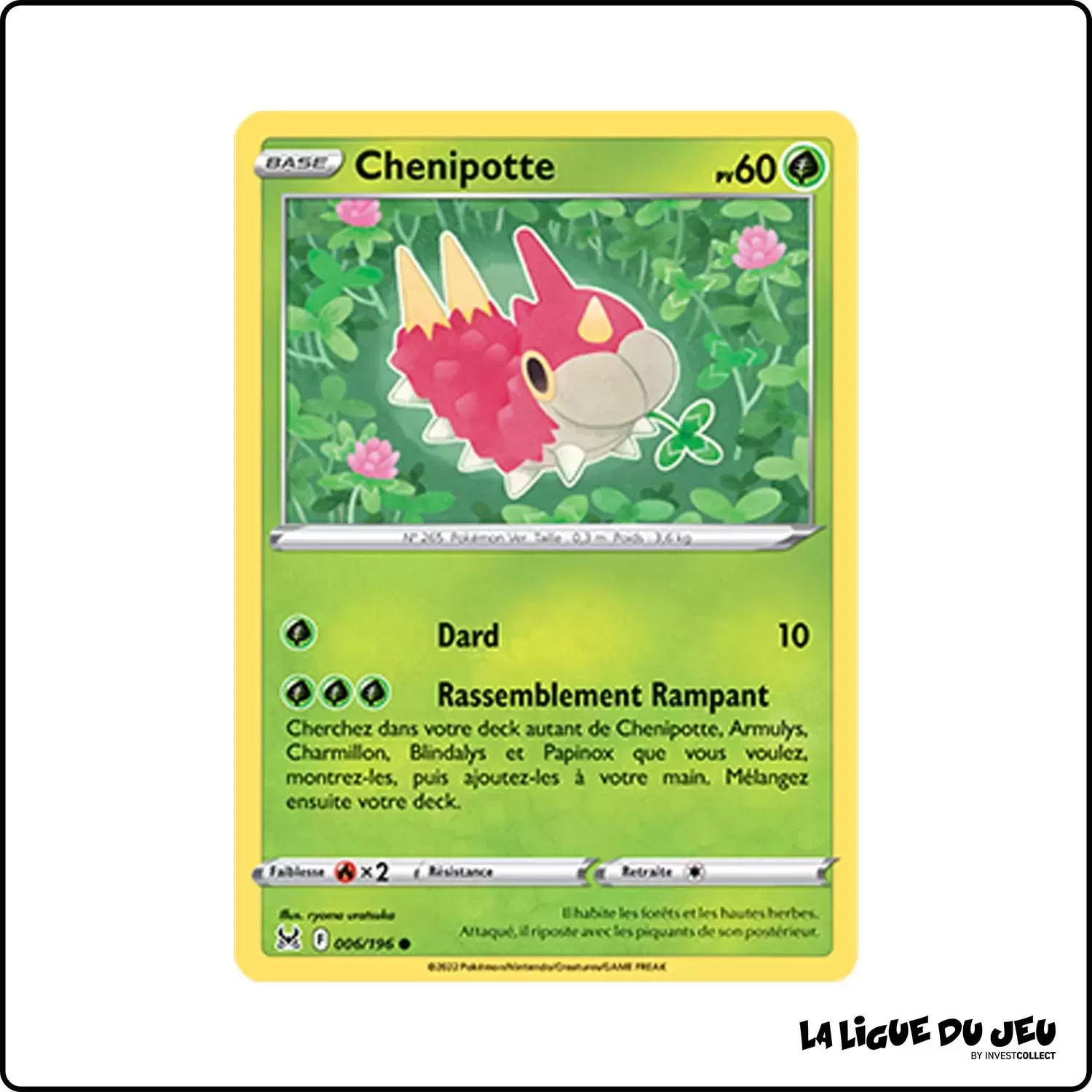 Commune - Pokemon - Origine Perdue - Chenipotte 6/196