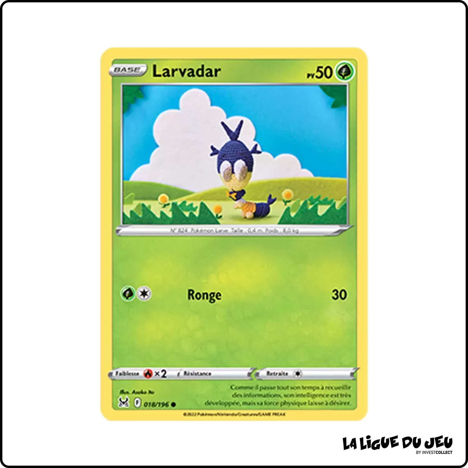 Commune - Pokemon - Origine Perdue - Larvadar 18/196