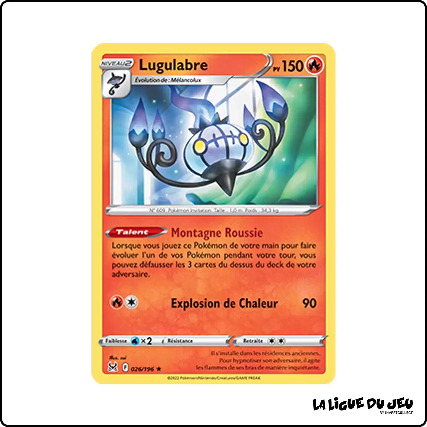 Holo - Pokemon - Origine Perdue - Lugulabre 26/196