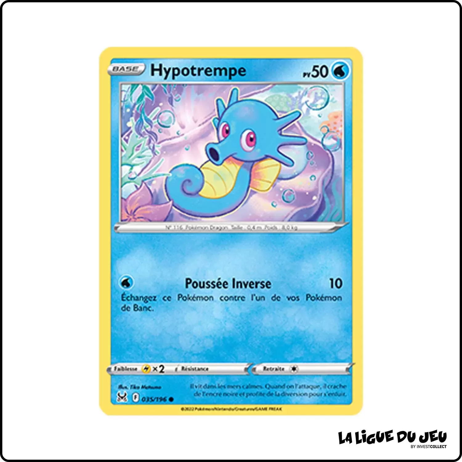 Commune - Pokemon - Origine Perdue - Hypotrempe 35/196