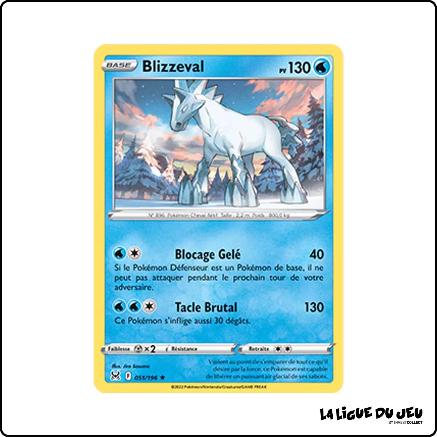 Holo - Pokemon - Origine Perdue - Blizzeval 51/196