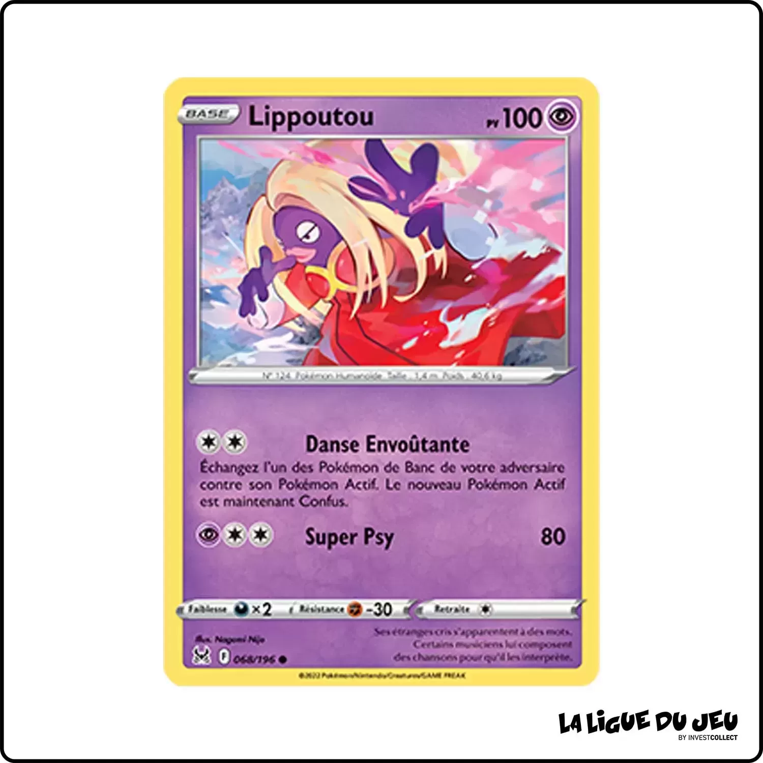 Commune - Pokemon - Origine Perdue - Lippoutou 68/196