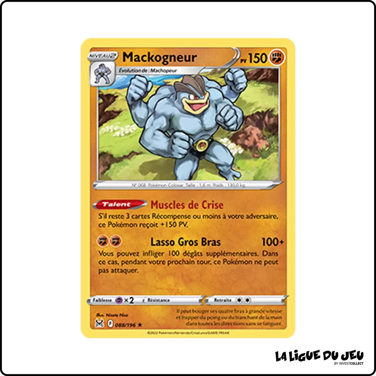 Holo - Pokemon - Origine Perdue - Mackogneur 88/196