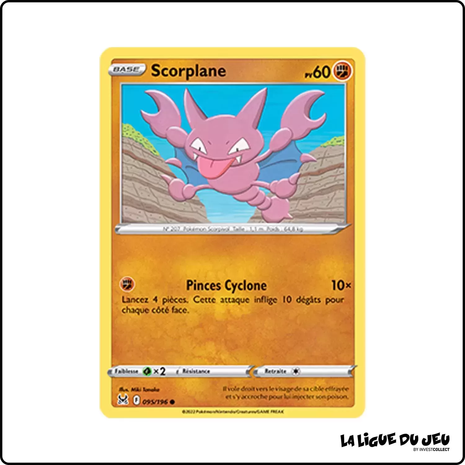 Commune - Pokemon - Origine Perdue - Scorplane 95/196