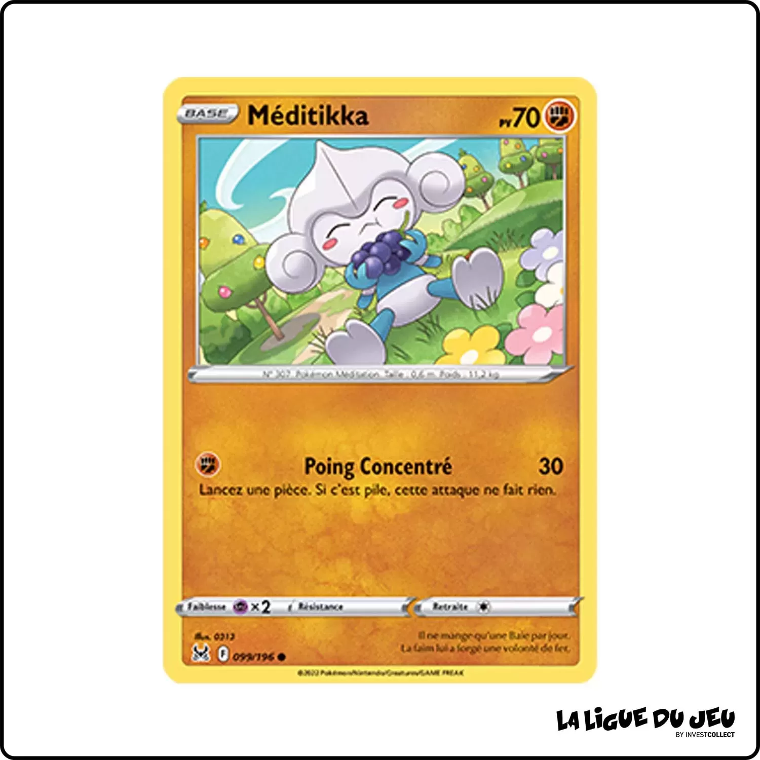 Commune - Pokemon - Origine Perdue - Méditikka 99/196