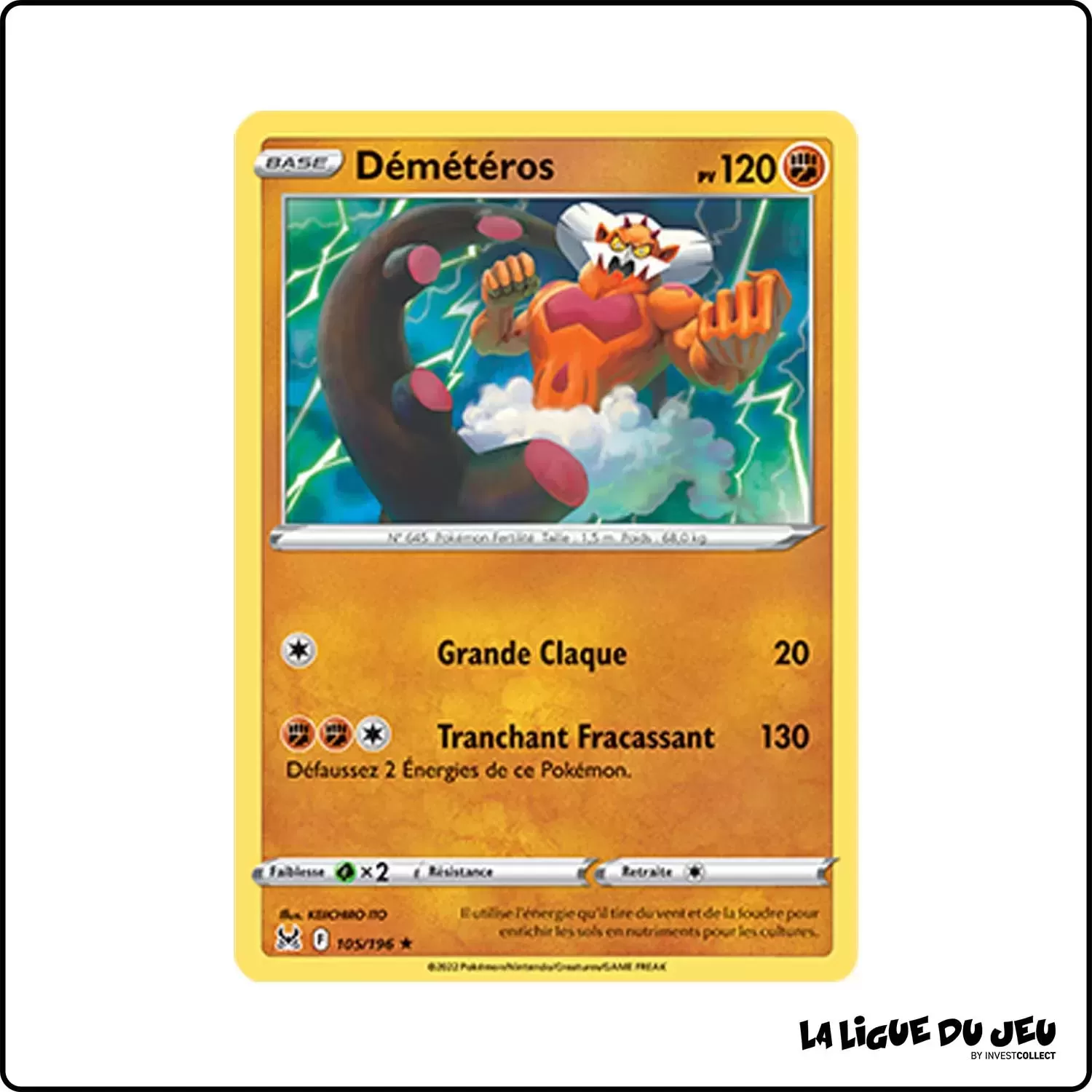 Rare - Pokemon - Origine Perdue - Démétéros 105/196