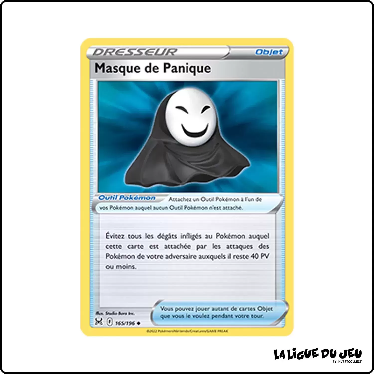 Peu commune - Pokemon - Origine Perdue - Masque de Panique 165/196