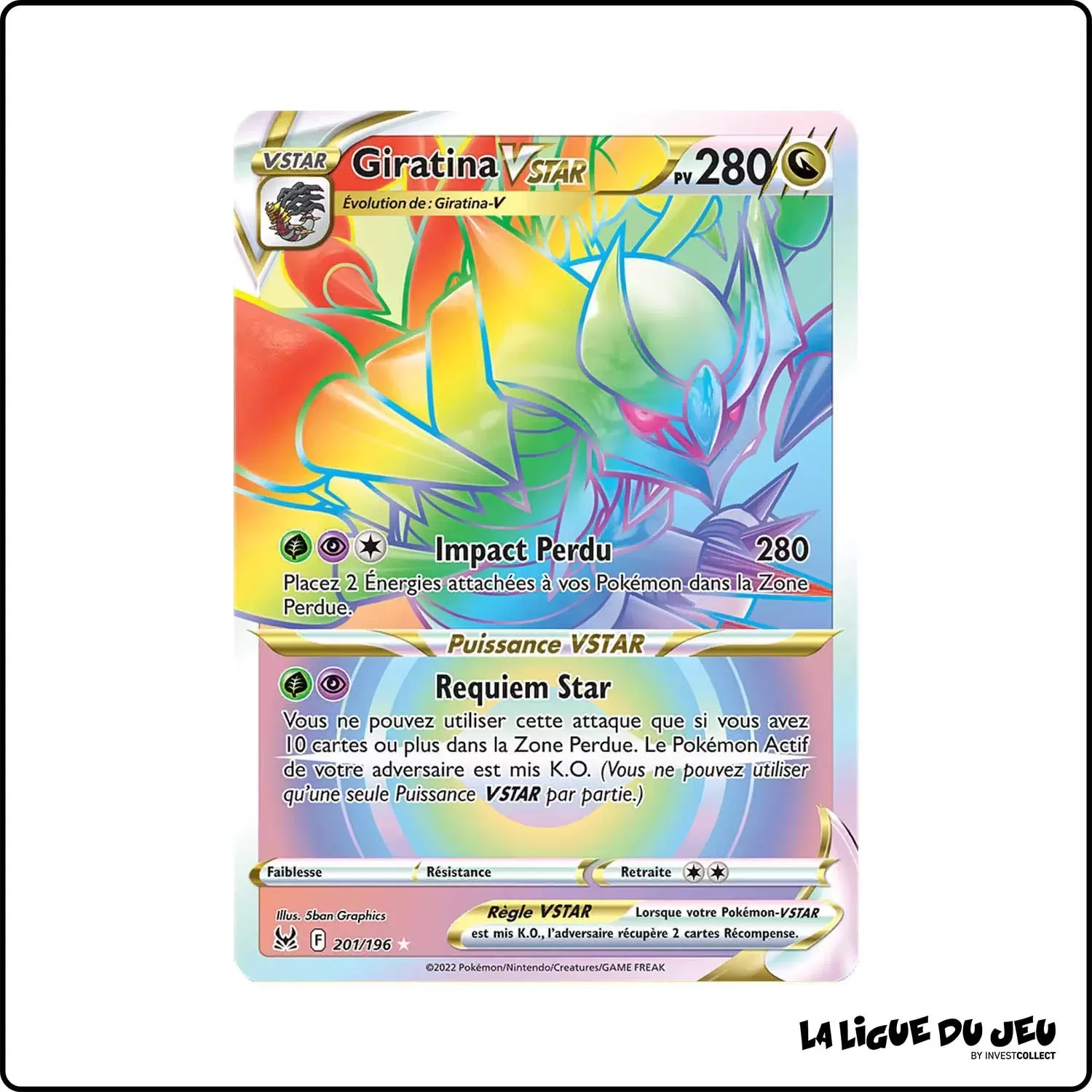 Secrete - Pokemon - Origine Perdue - Giratina-VSTAR 201/196