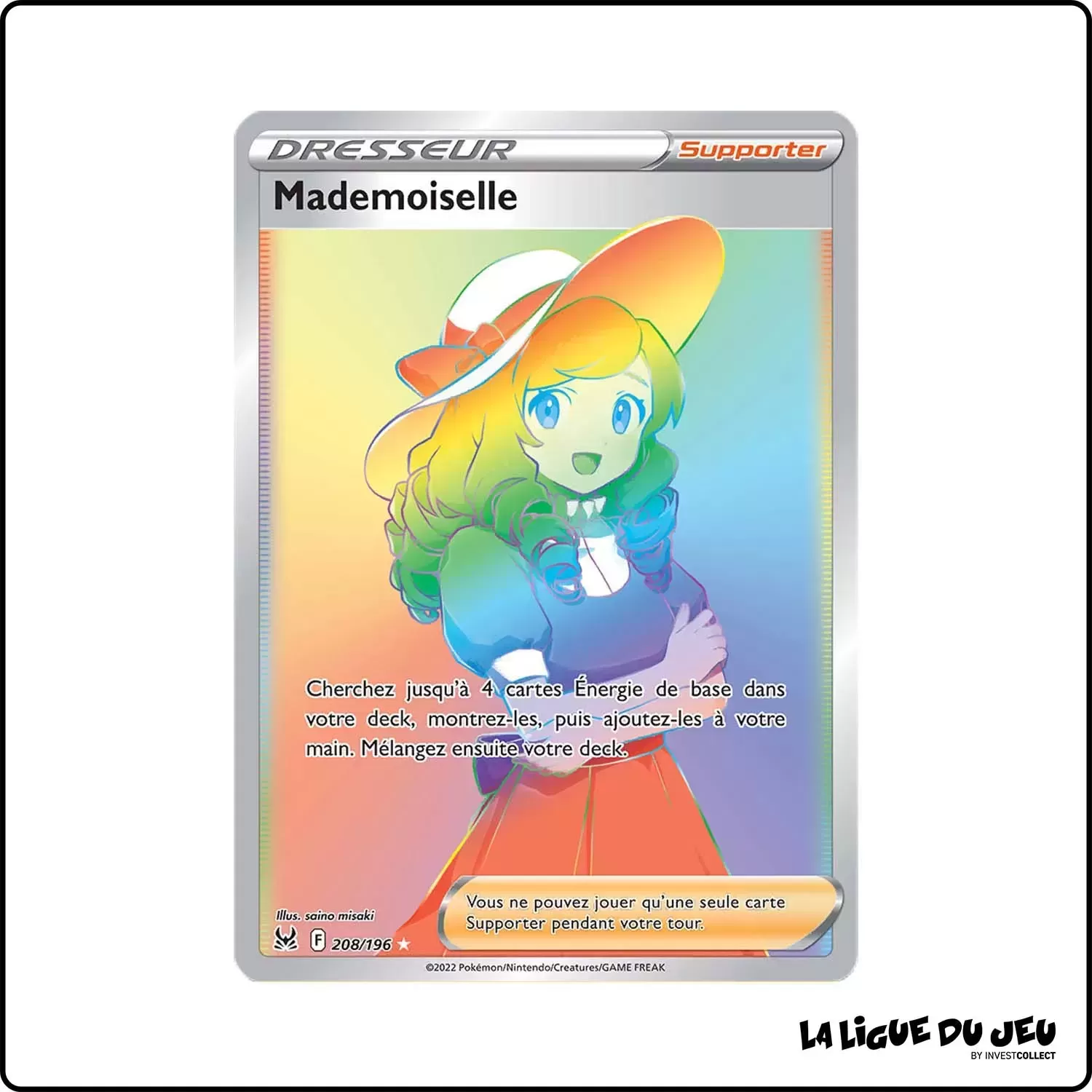 Secrete - Pokemon - Origine Perdue - Mademoiselle 208/196