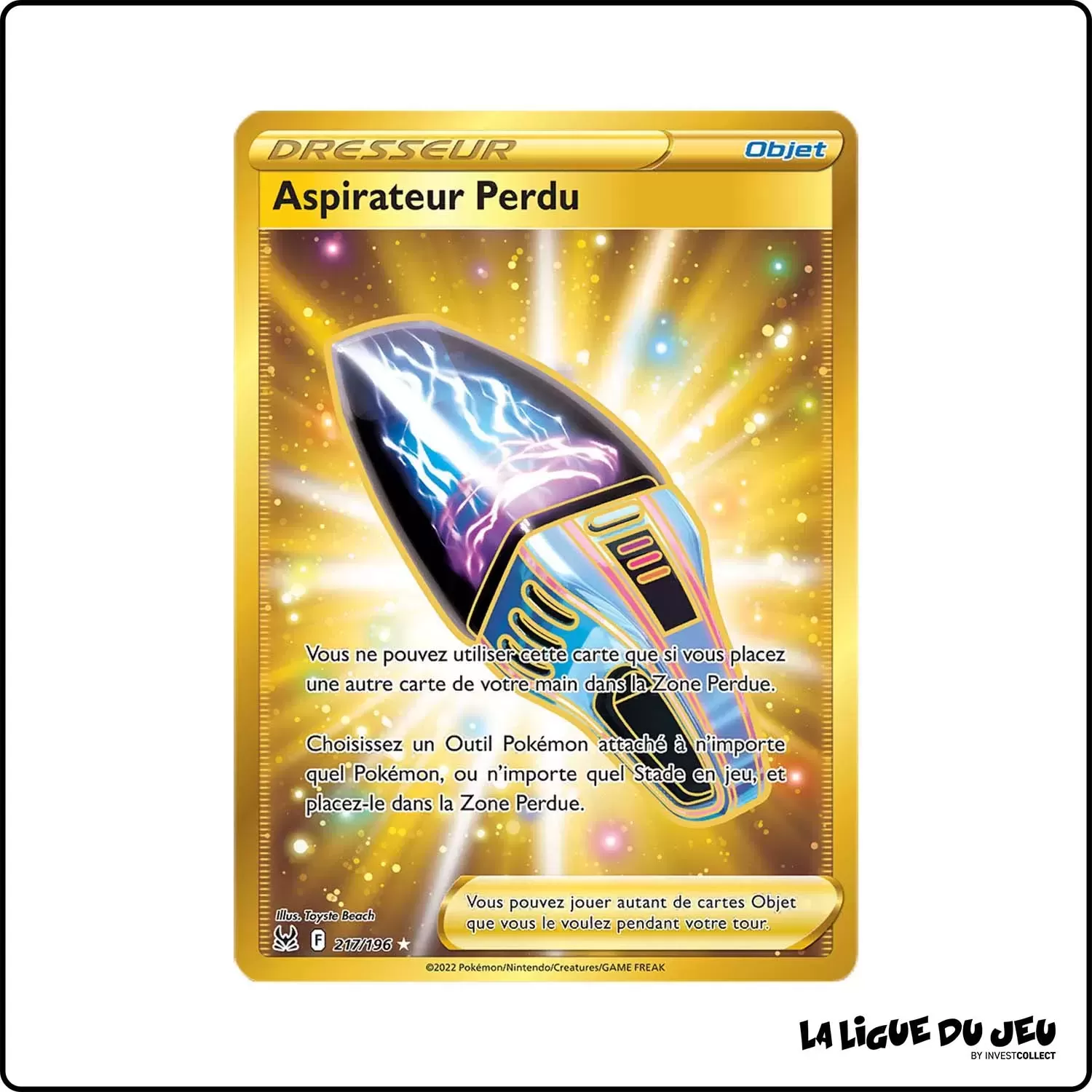 Secrete - Pokemon - Origine Perdue - Aspirateur Perdu 217/196