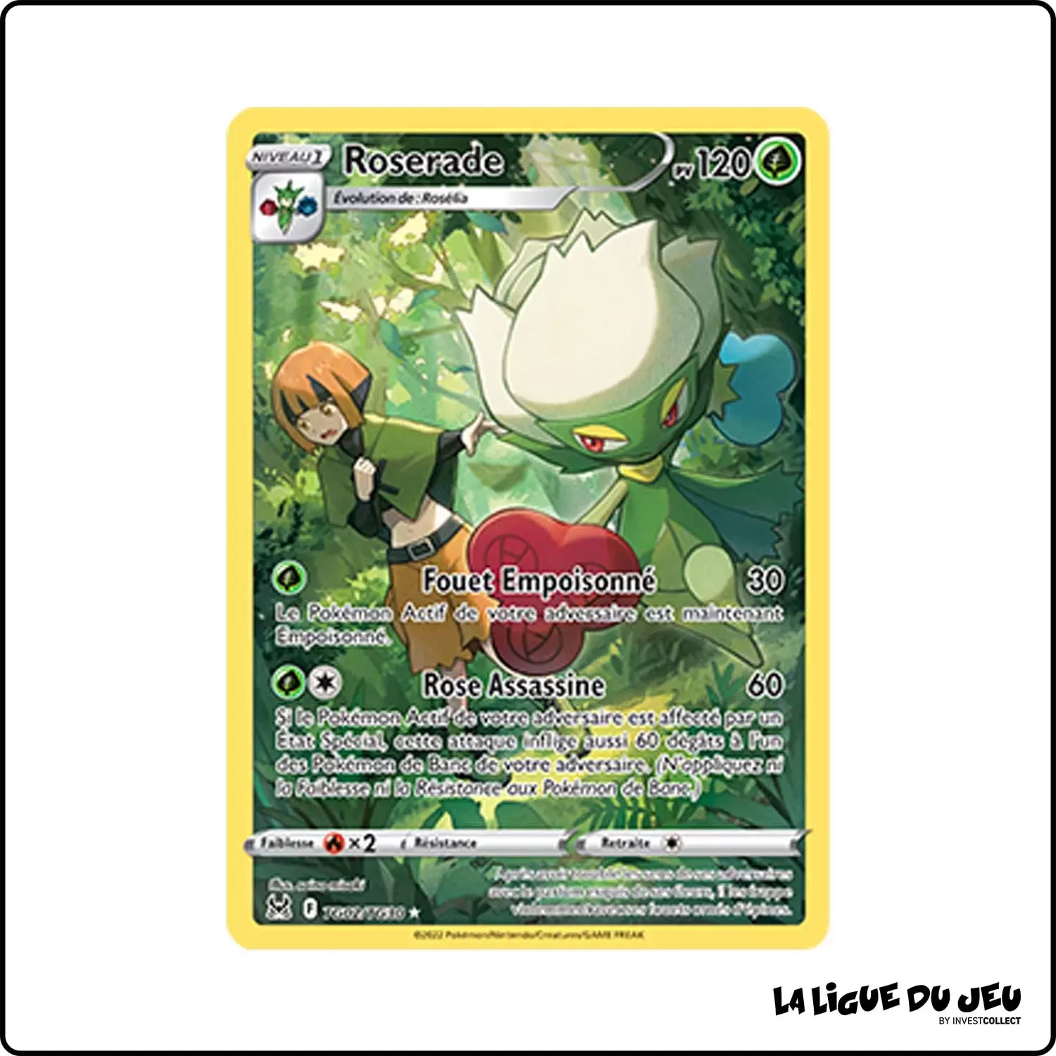 Ultra - Pokemon - Origine Perdue - Roserade TG02/TG30