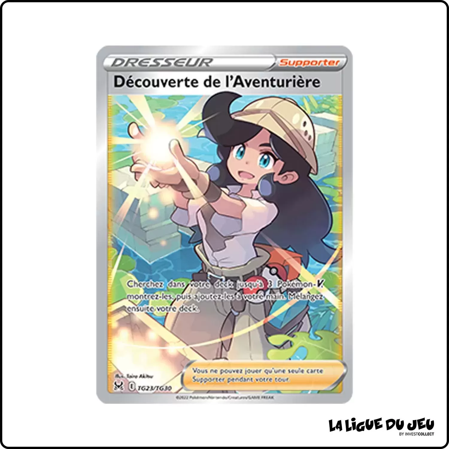 Ultra - Pokemon - Origine Perdue - Découverte de l'Aventurière TG23/TG30