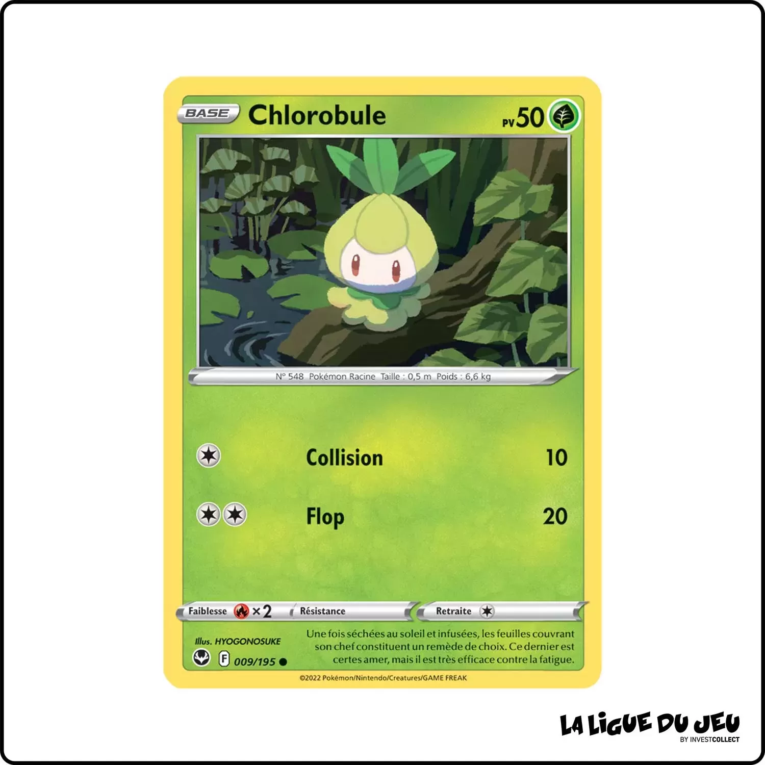 Commune - Pokemon - Tempête Argentée - Chlorobule 9/195