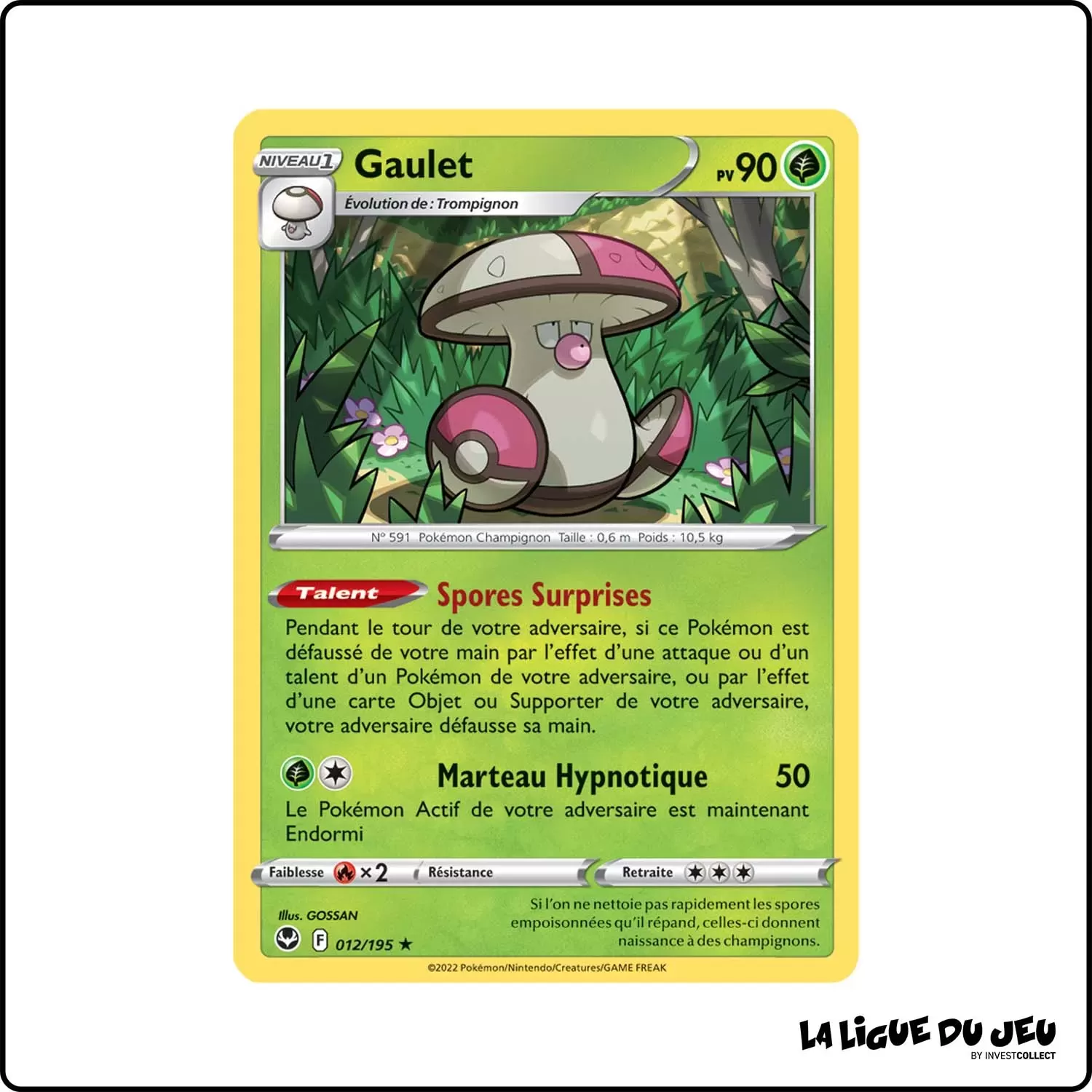 Rare - Pokemon - Tempête Argentée - Gaulet 12/195