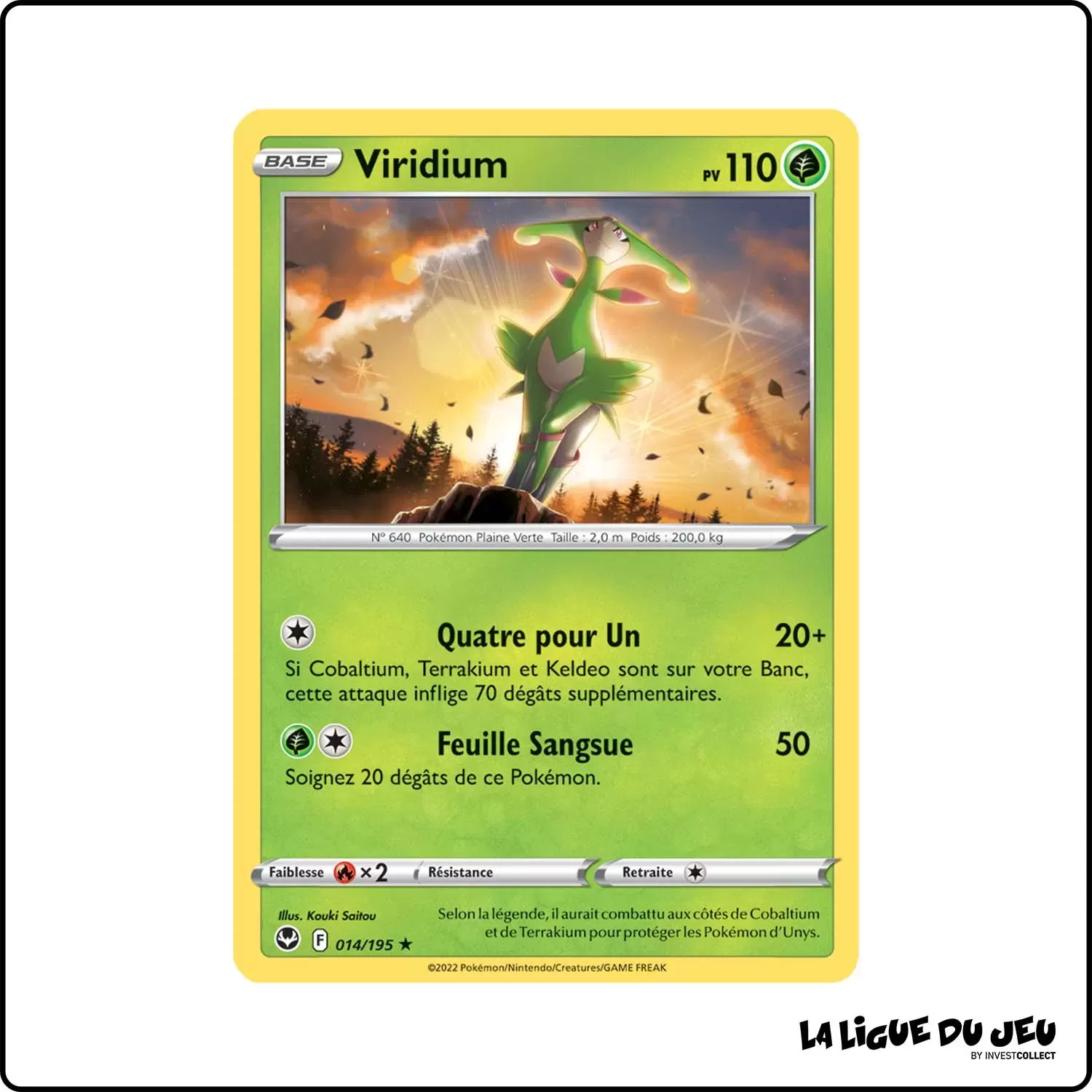 Rare - Pokemon - Tempête Argentée - Viridium 14/195