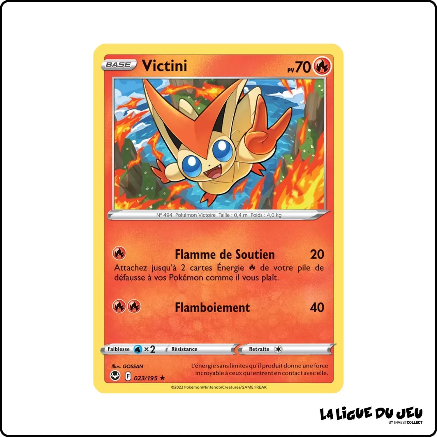 Rare - Pokemon - Tempête Argentée - Victini 23/195