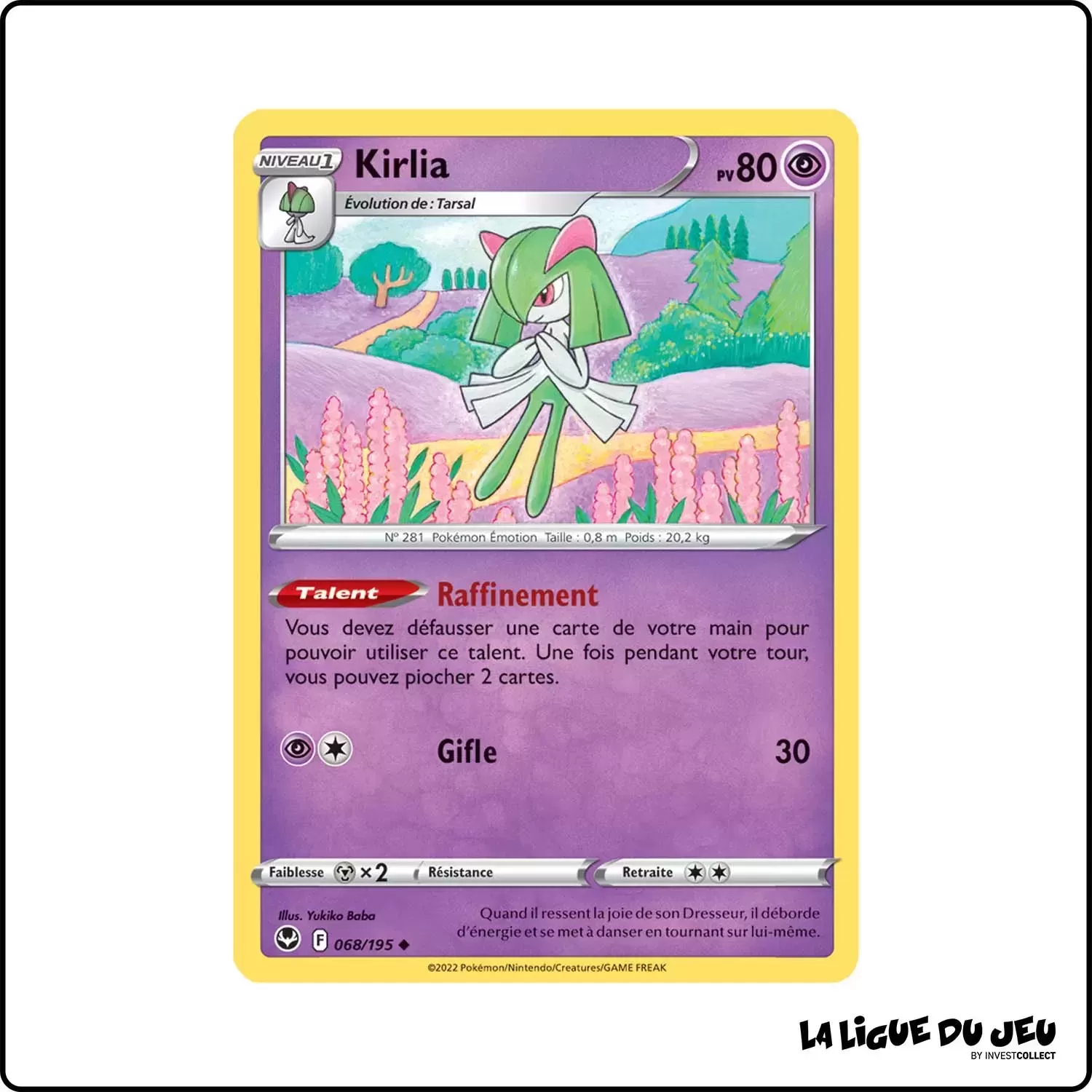 Peu commune - Pokemon - Tempête Argentée - Kirlia 68/195