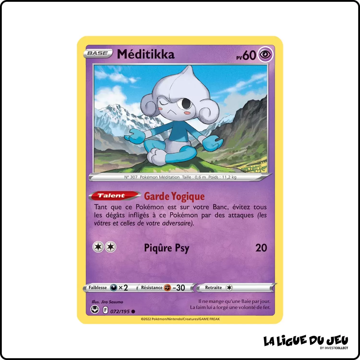 Commune - Pokemon - Tempête Argentée - Méditikka 72/195