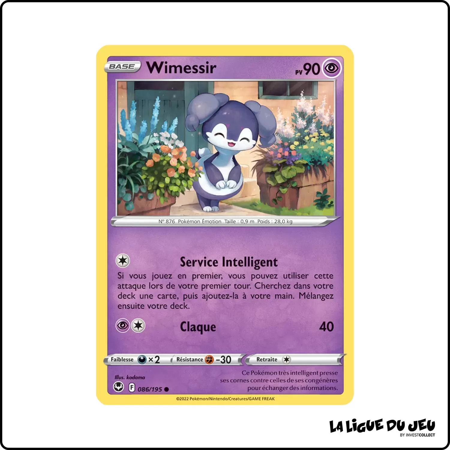 Commune - Pokemon - Tempête Argentée - Wimessir 86/195