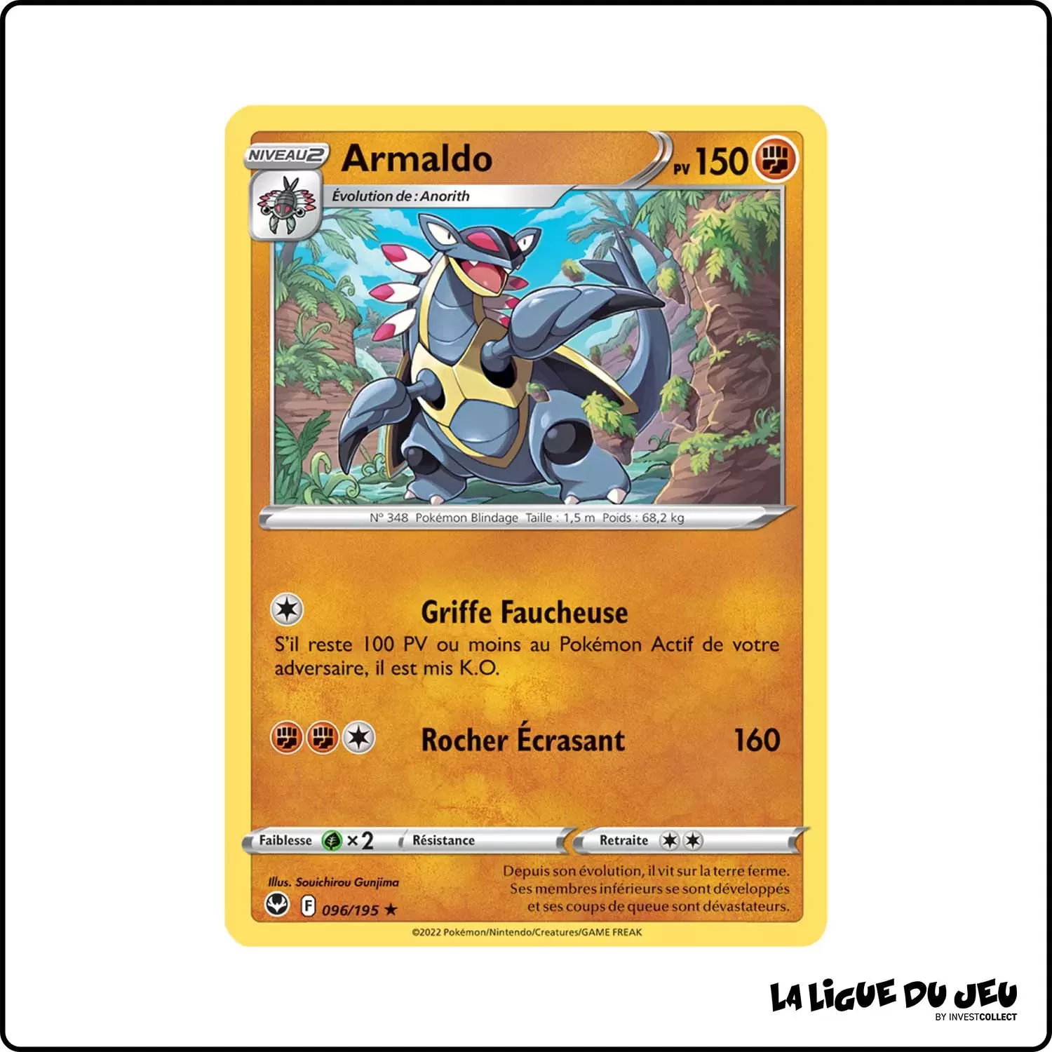 Rare - Pokemon - Tempête Argentée - Armaldo 96/195