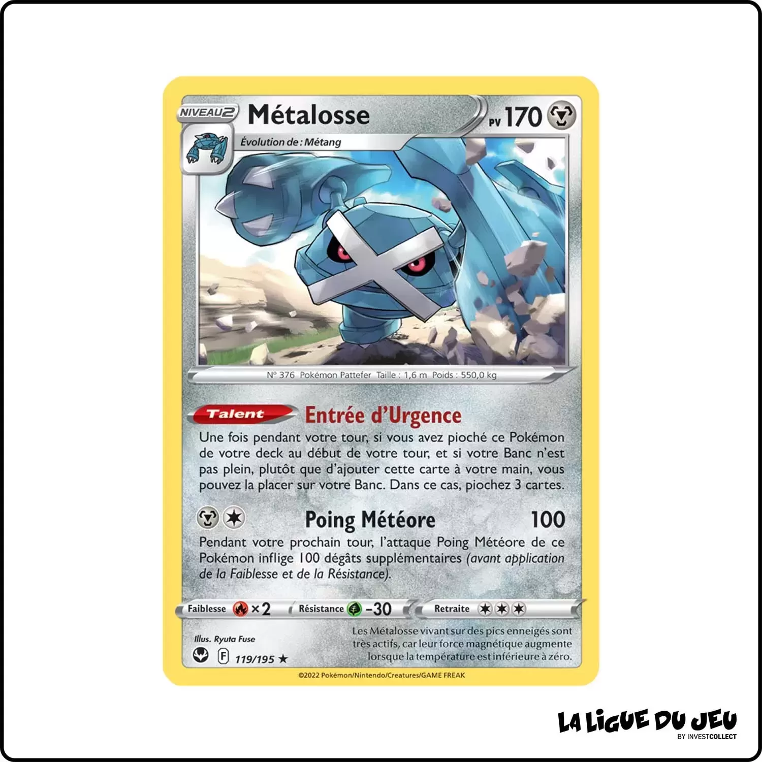 Holo - Pokemon - Tempête Argentée - Métalosse 119/195