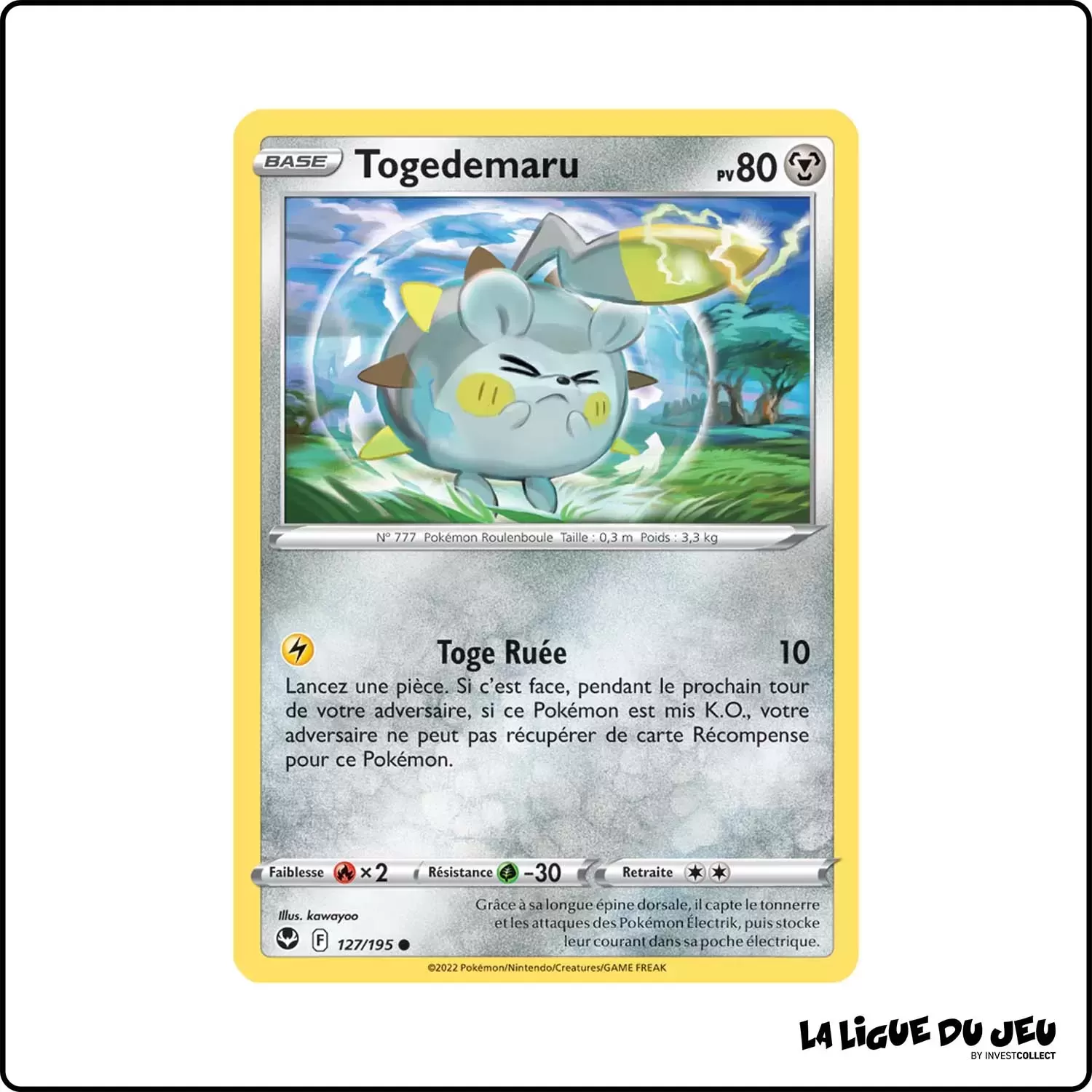 Commune - Pokemon - Tempête Argentée - Togedemaru 127/195