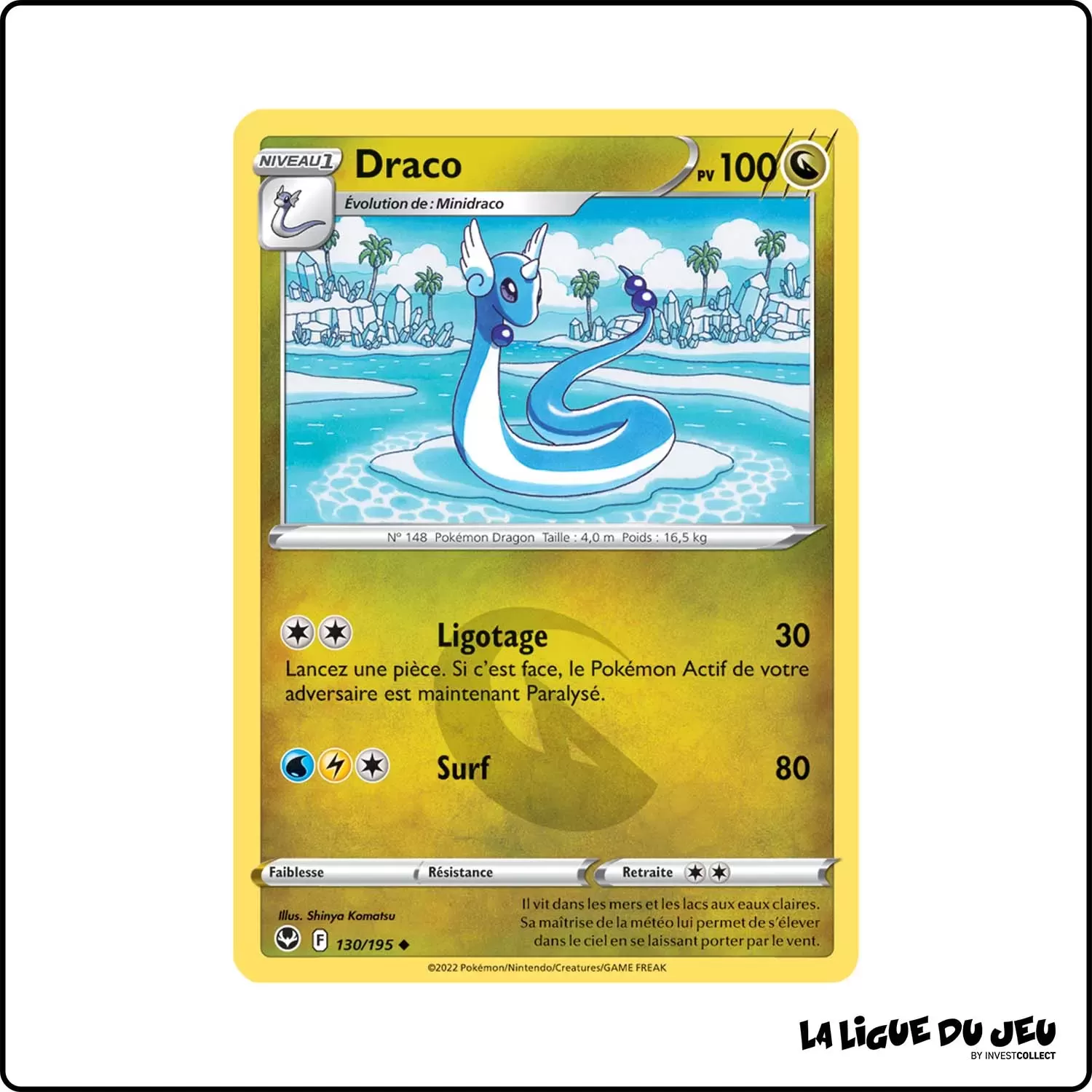 Peu commune - Pokemon - Tempête Argentée - Draco 130/195