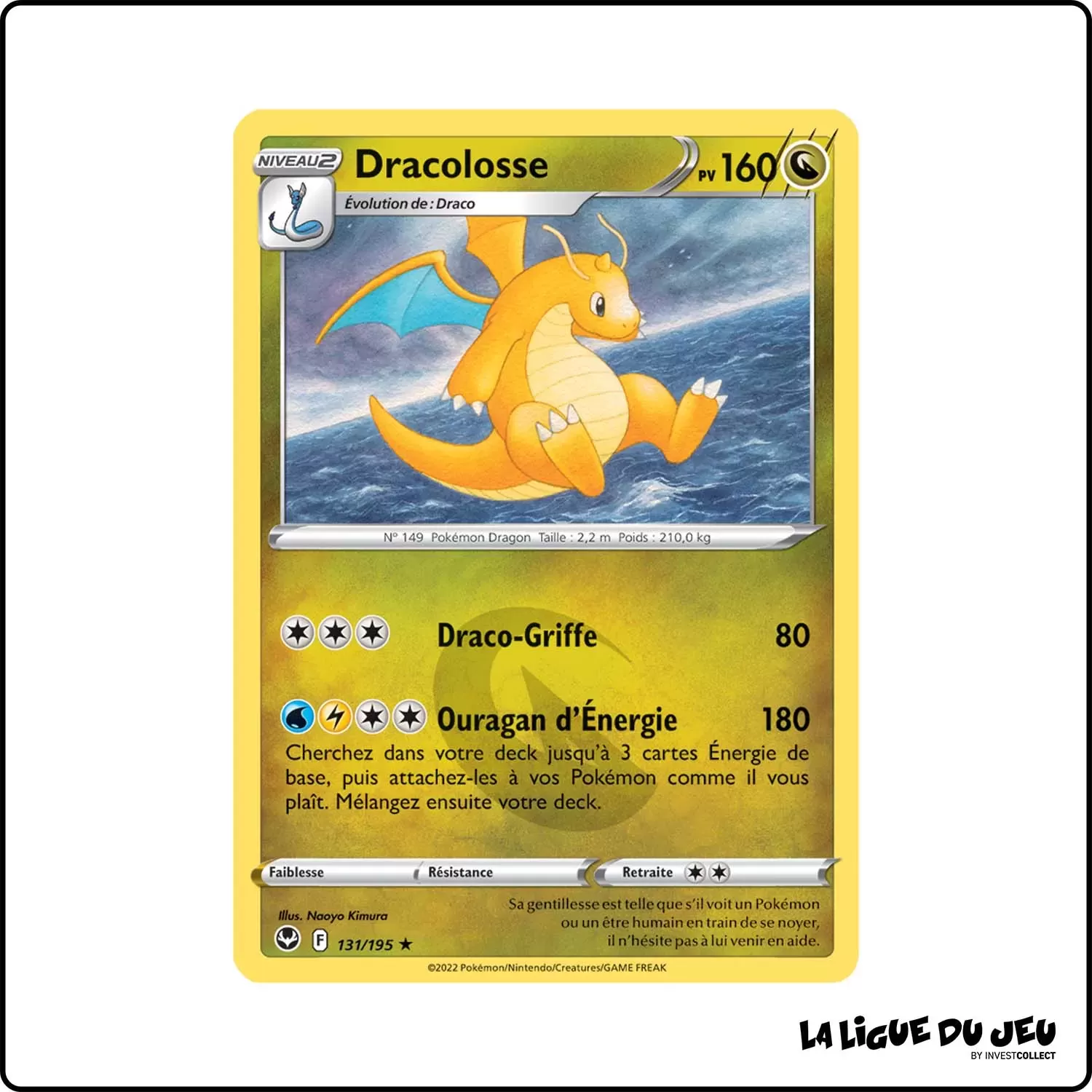 Holo - Pokemon - Tempête Argentée - Dracolosse 131/195